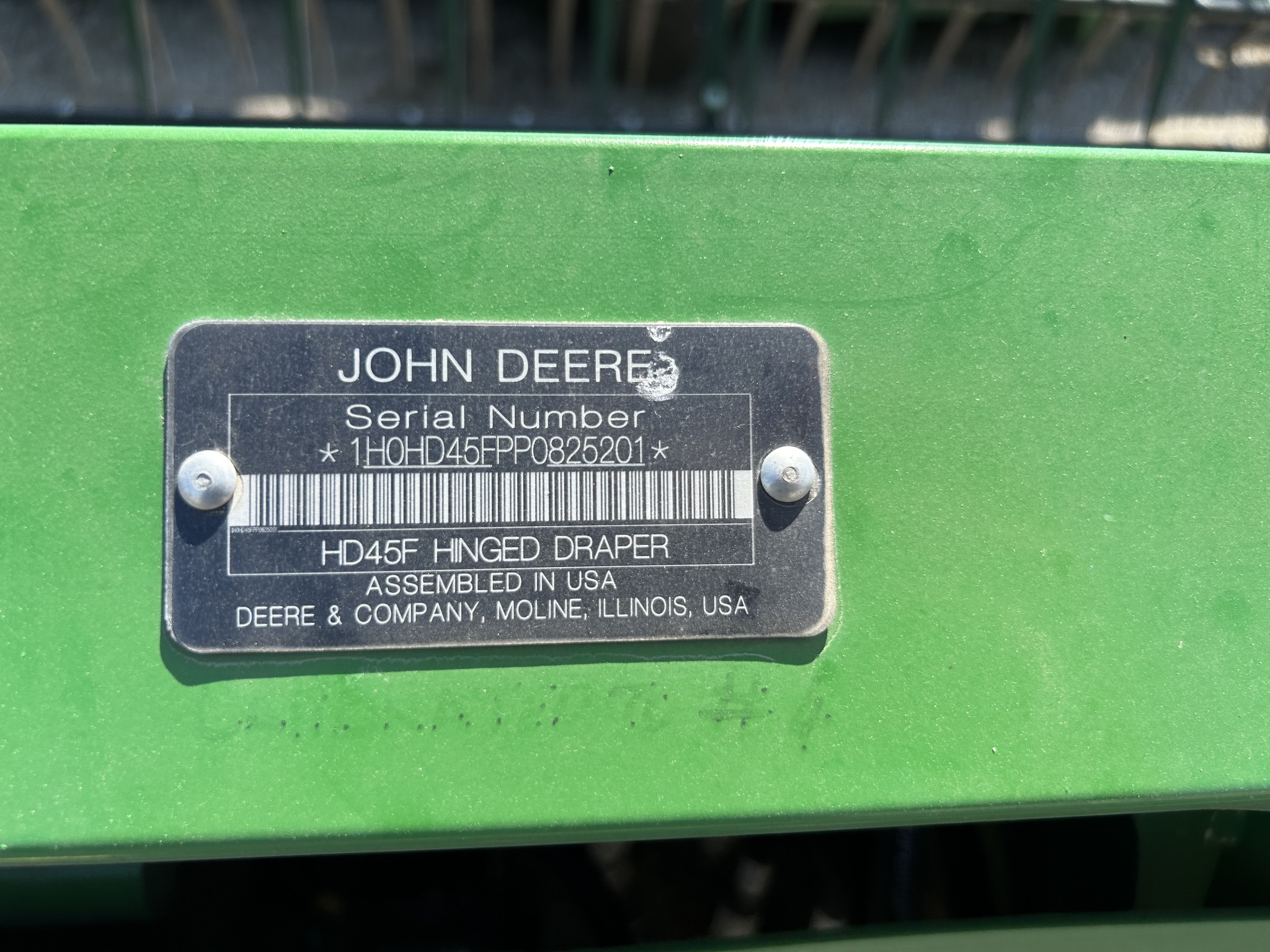 2023 John Deere HD45F Platform