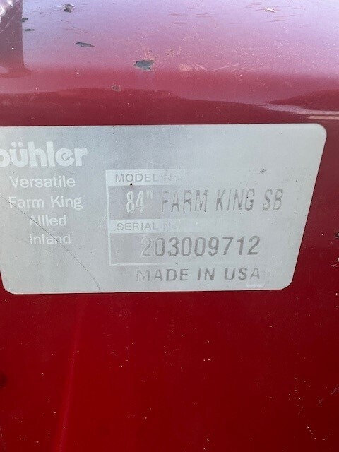 2011 Buhler Farm King 840 Snow Blower