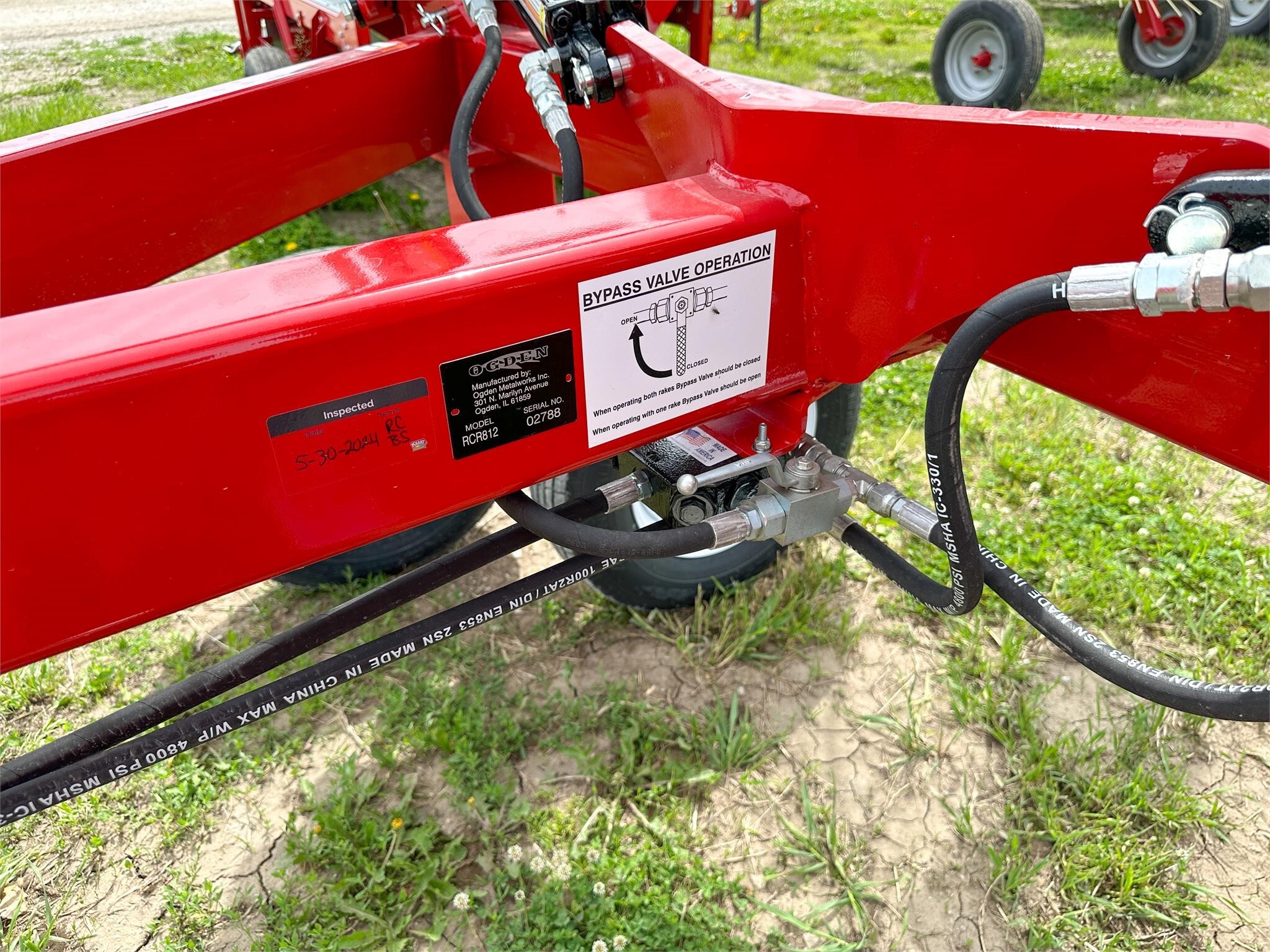 2026 Ogden Metalworks RCR812 Rake