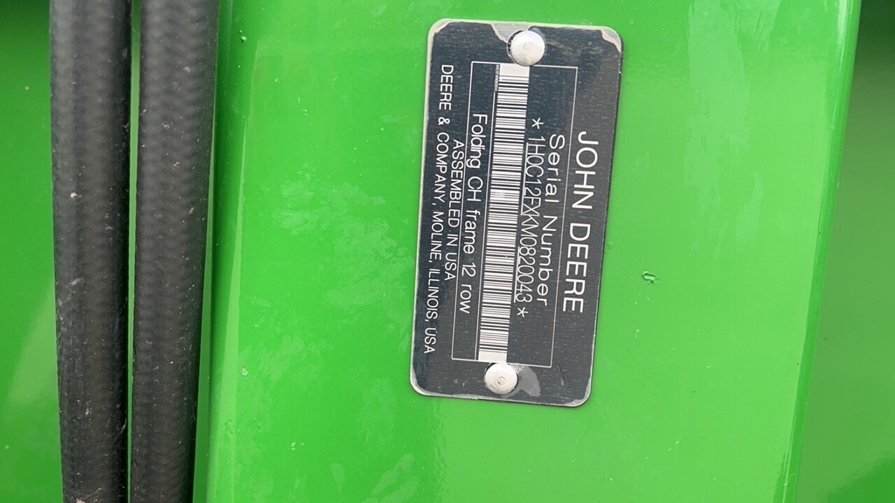 2022 John Deere C12F StalkMaster Corn Head