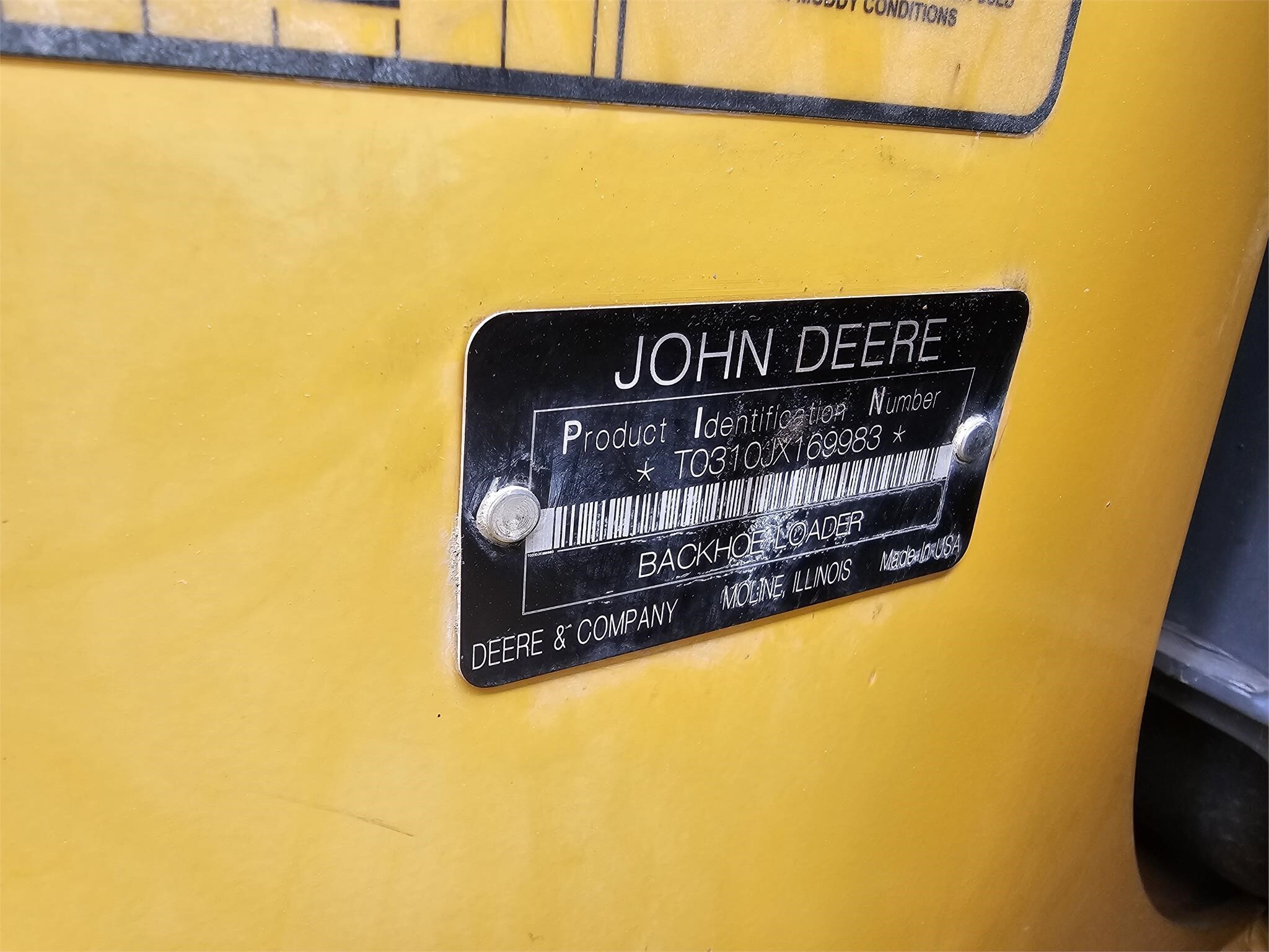 2008 Deere 310J Backhoe