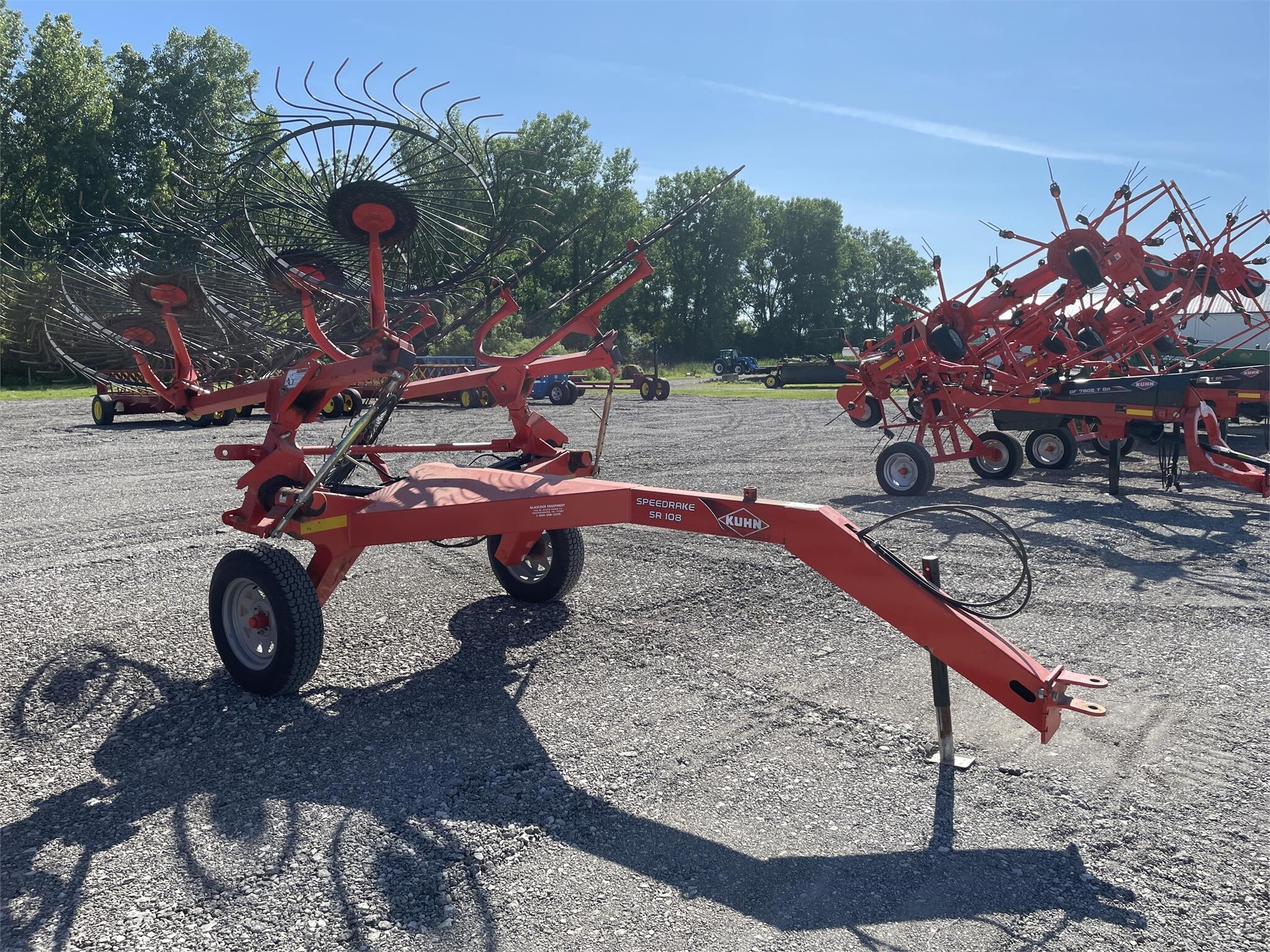 2018 Kuhn SR108 Rake 6,800 Machinery Pete