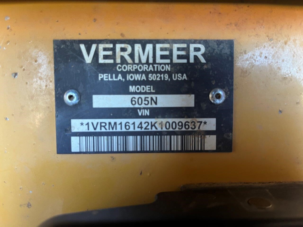 2019 Vermeer 605N Round Baler