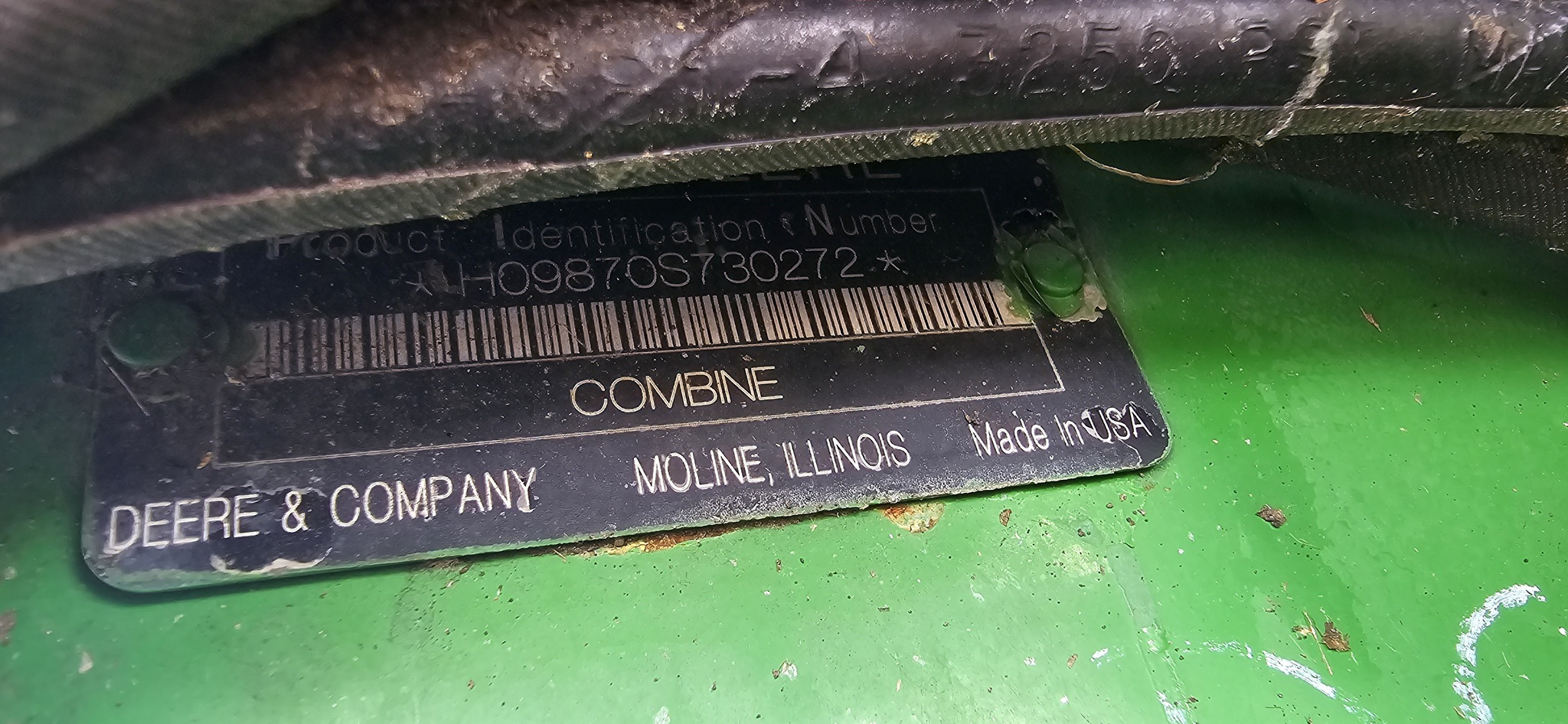 2009 John Deere 9870 STS Combine