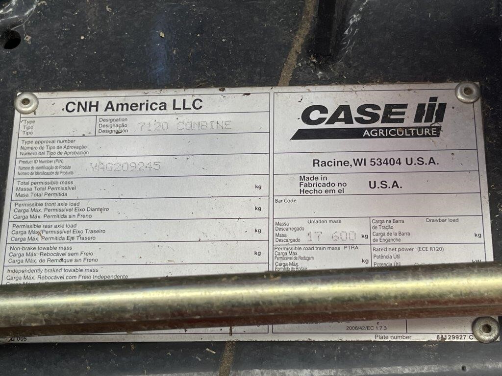 2010 Case IH 7120 Combine