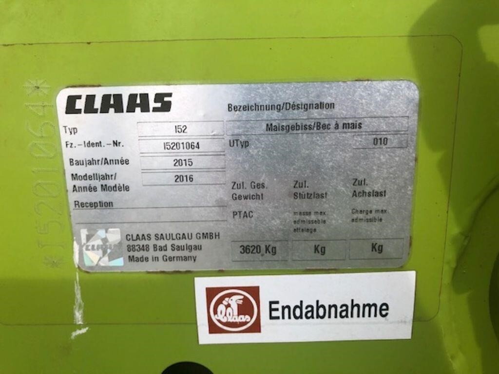2016 Claas ORBIS 750 Forage Harvester Head
