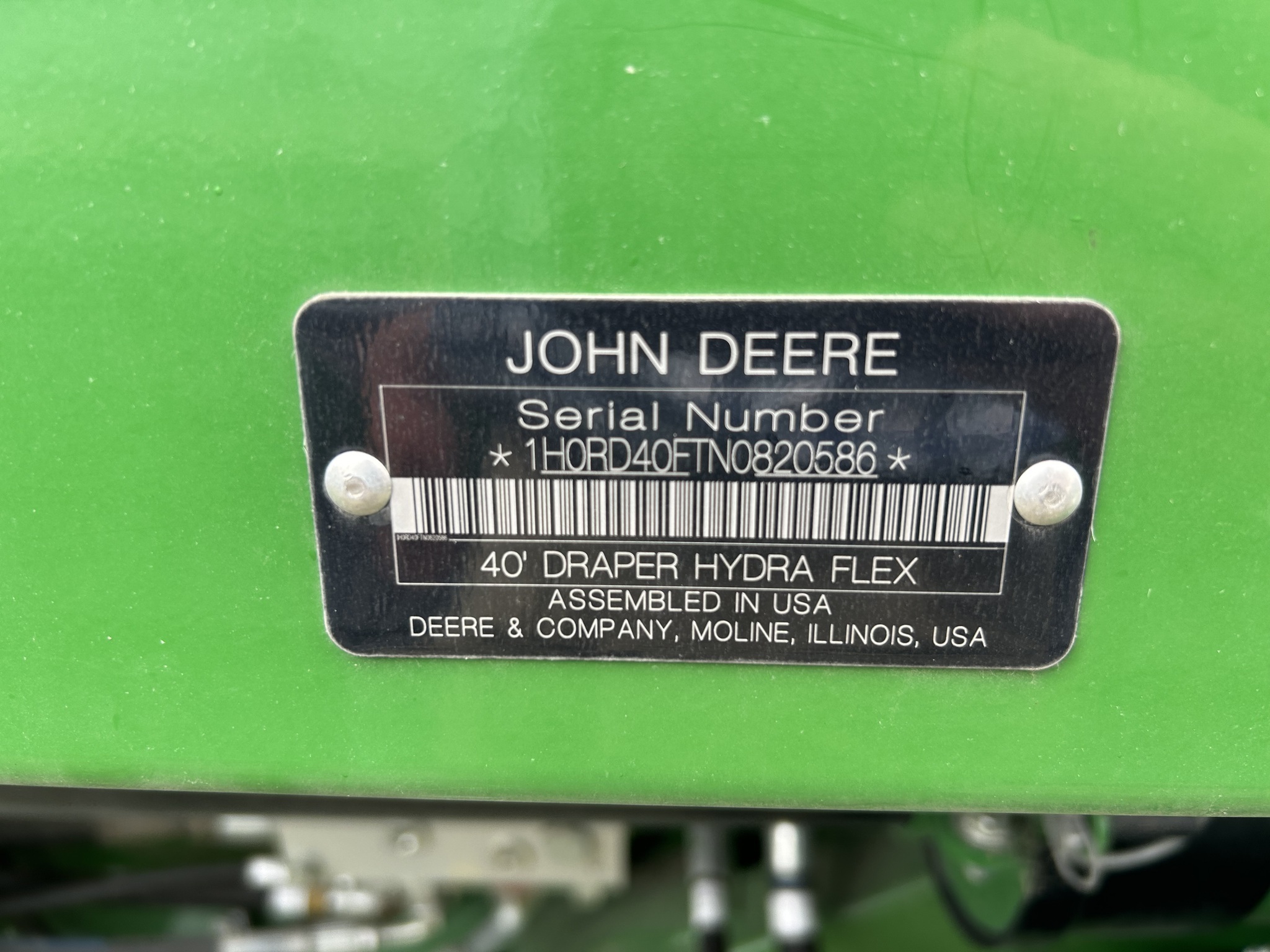 2022 John Deere RD40F Platform