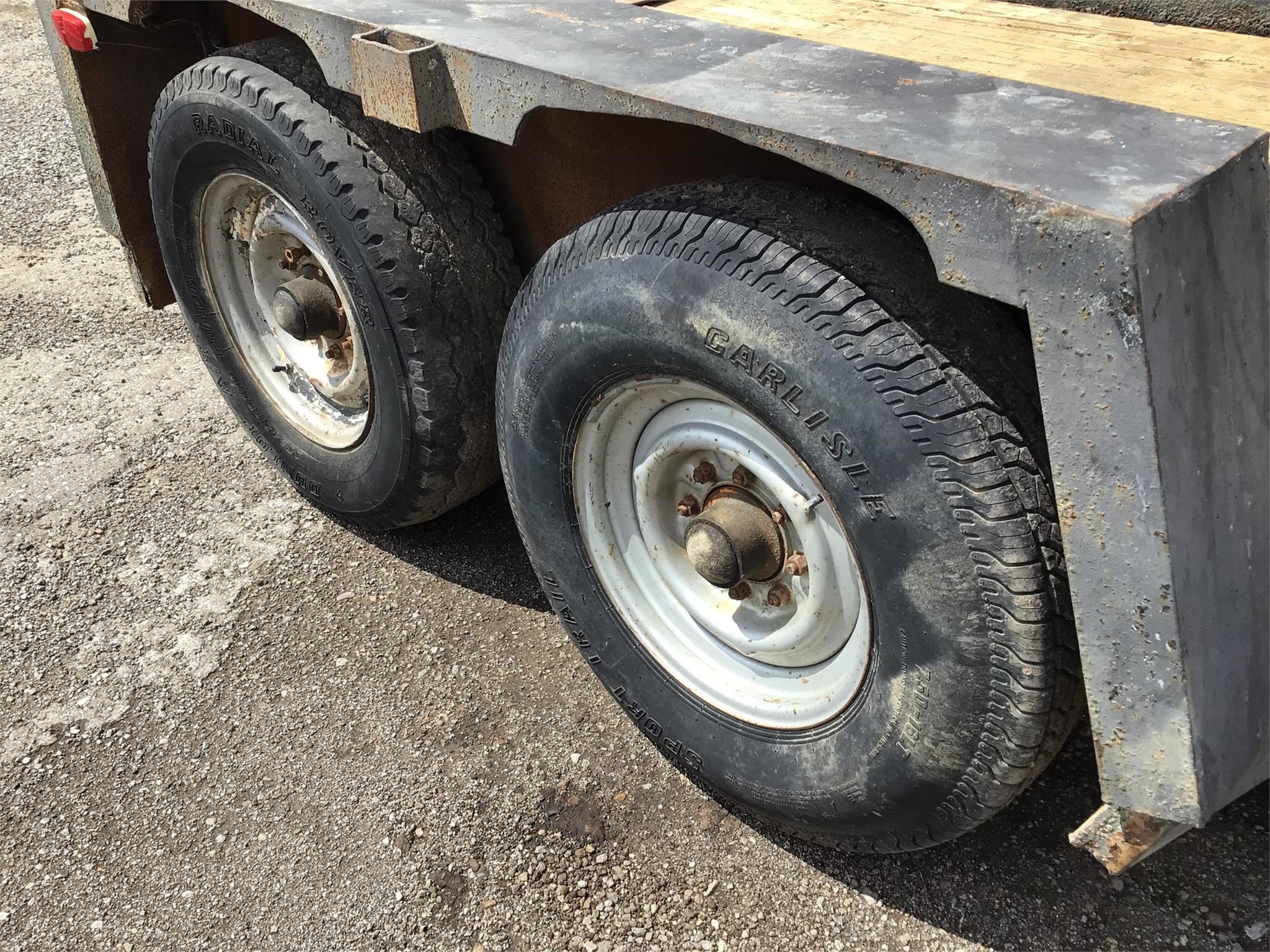 1900 Custom Built Tandem Axle Flatbed Trucks/Trailer