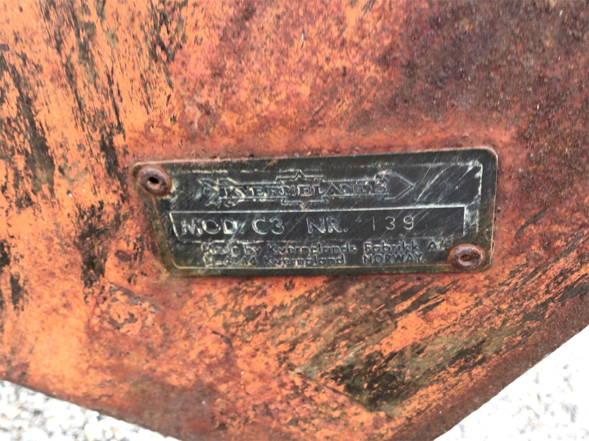  Kverneland C3 Plow