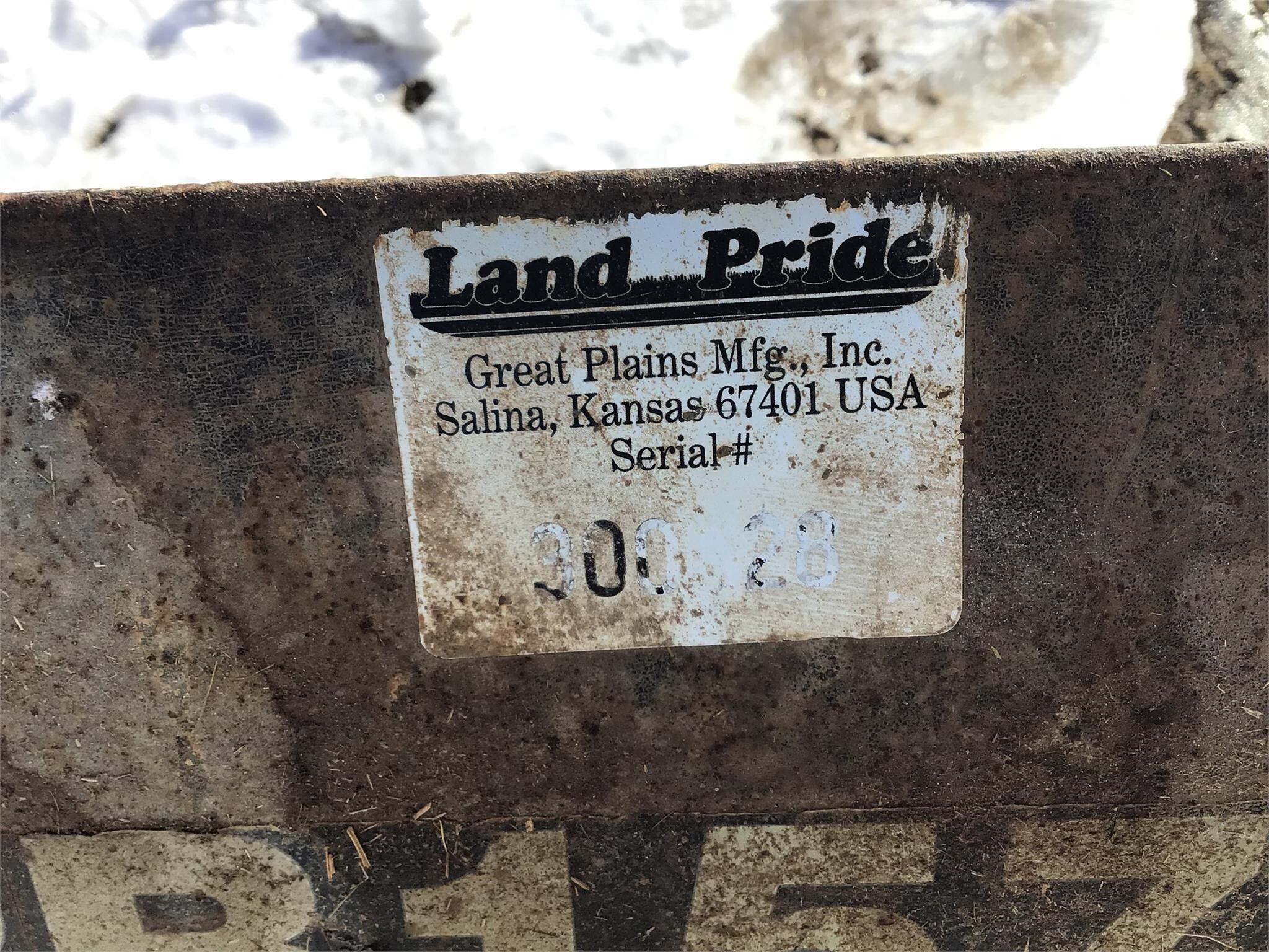  Land Pride RB1572 Blade