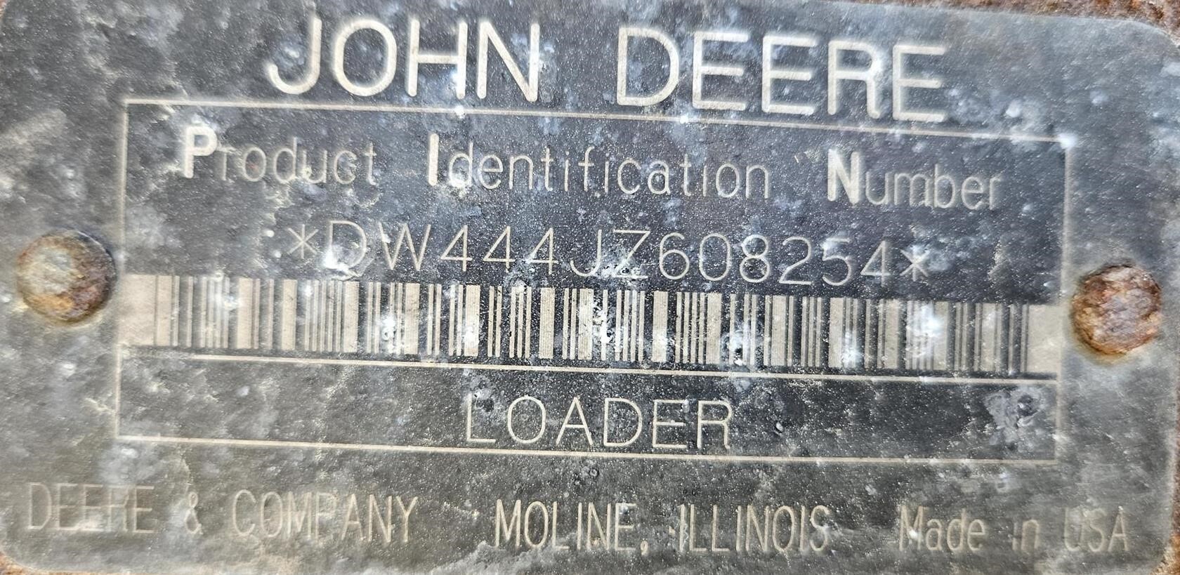 2006 Deere 444J Miscellaneous