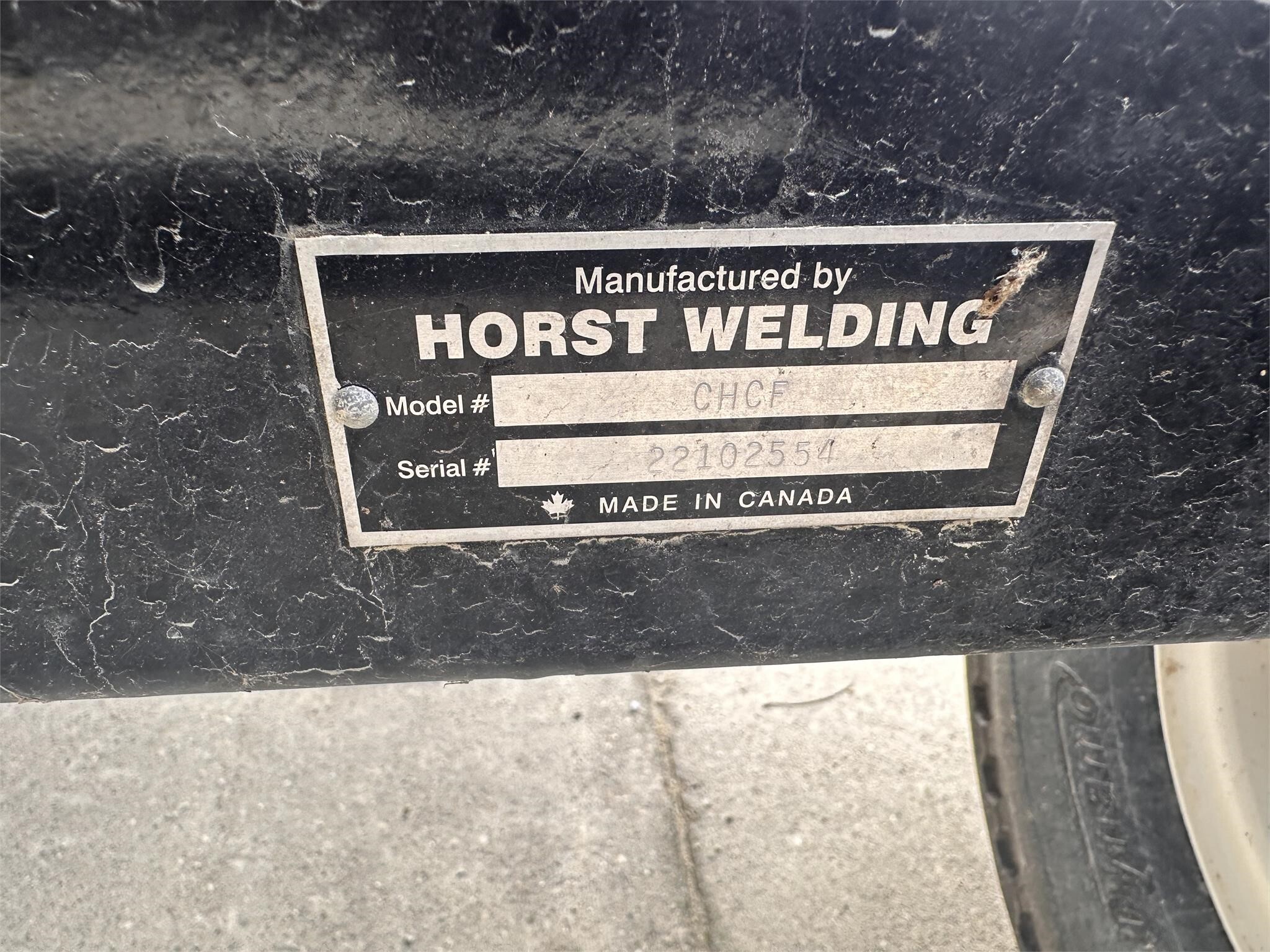  Horst CHCF45 Header Trailer