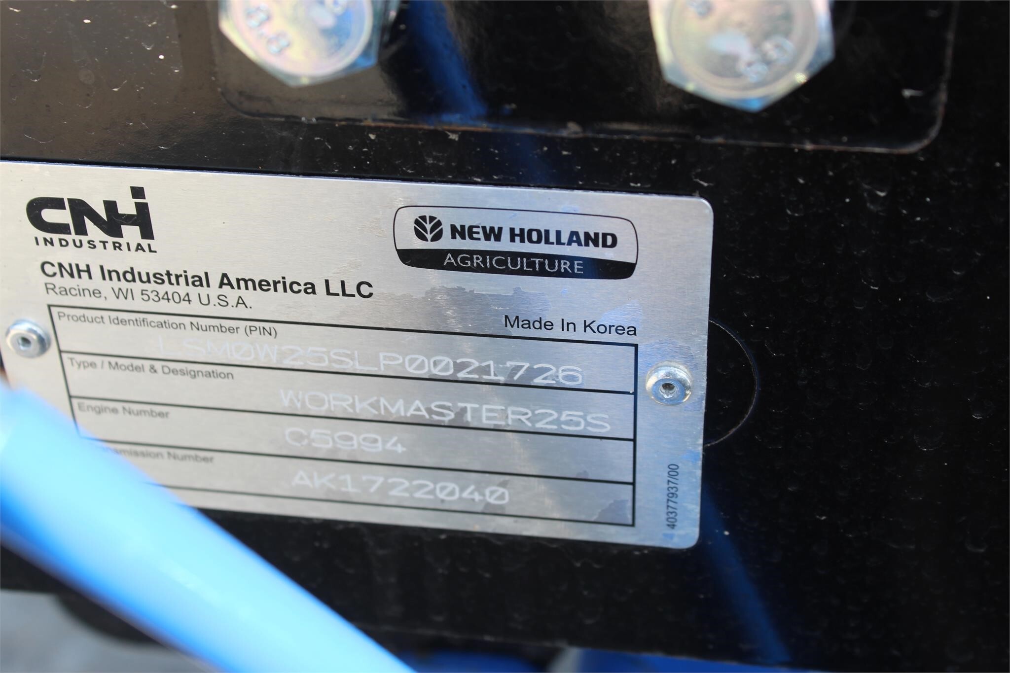 2023 New Holland WORKMASTER 25S Tractor