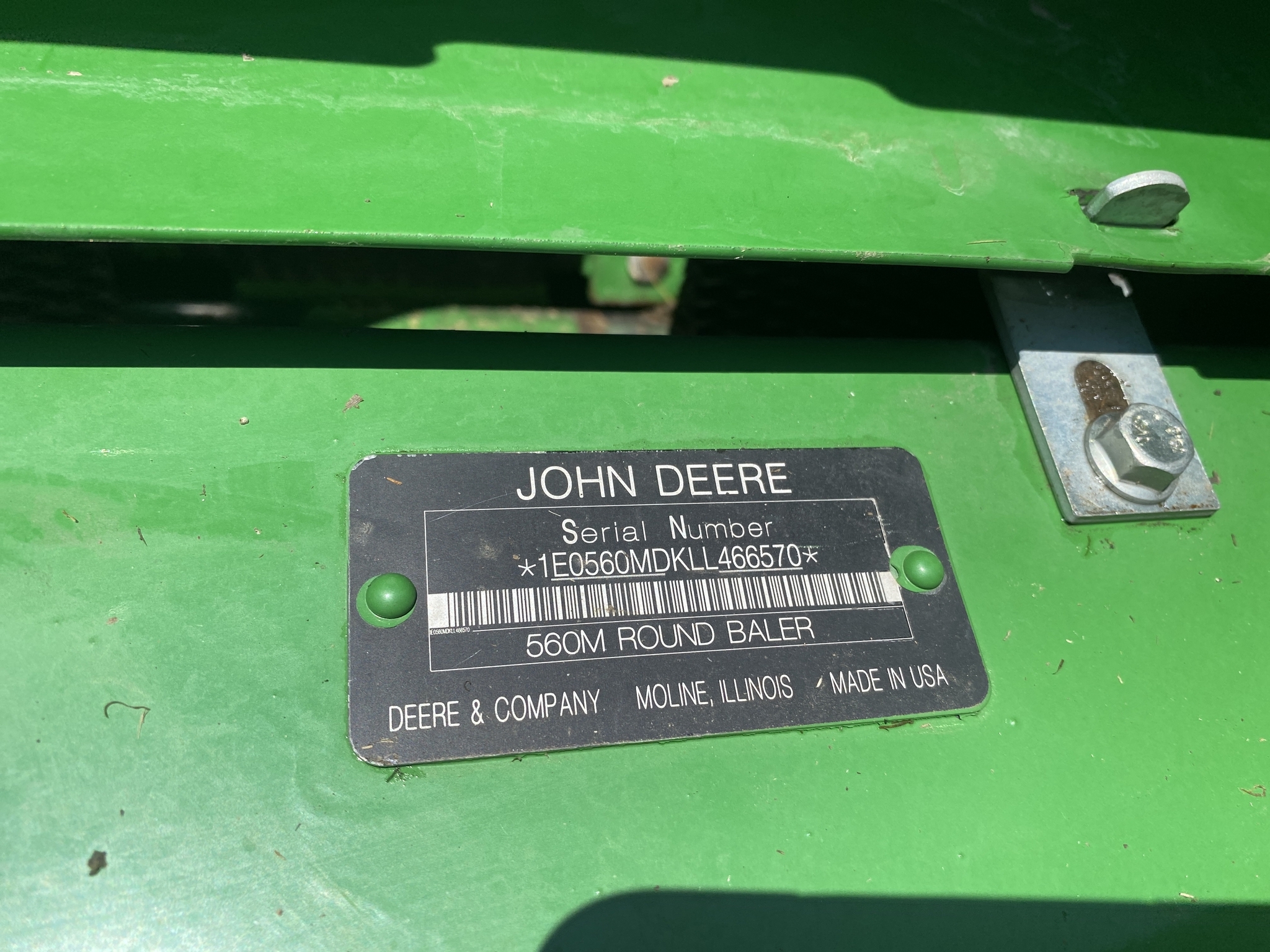 2020 John Deere 560M Round Baler