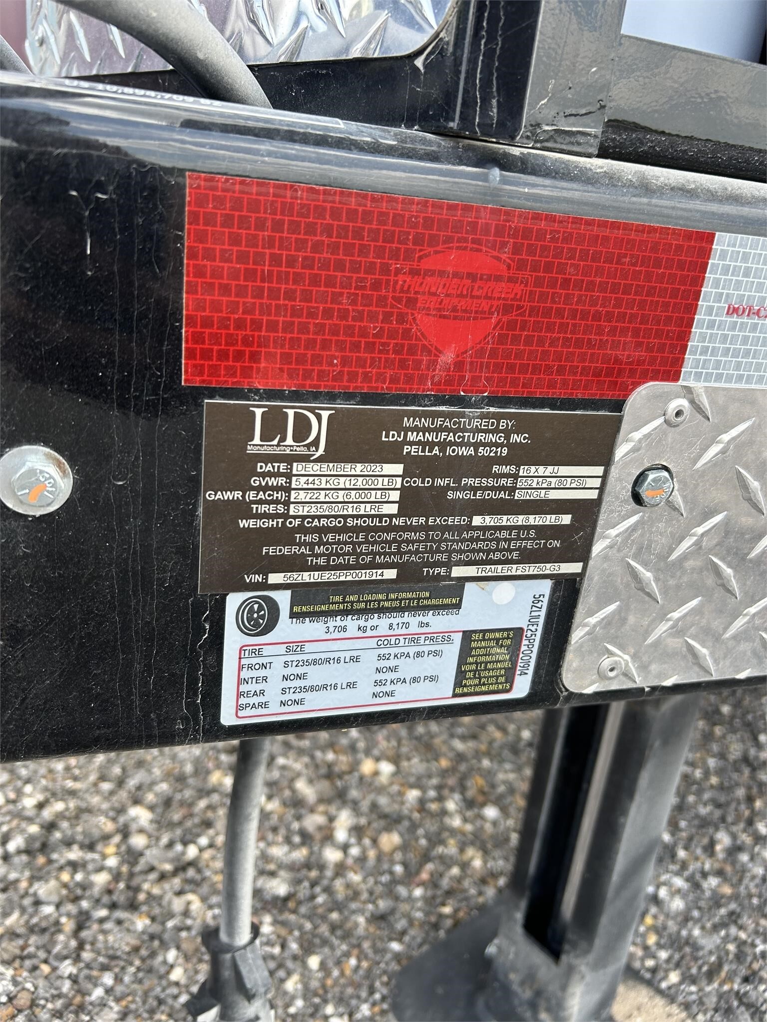 2023 Thunder Creek 750 Gallon Fuel Trucks/Trailer