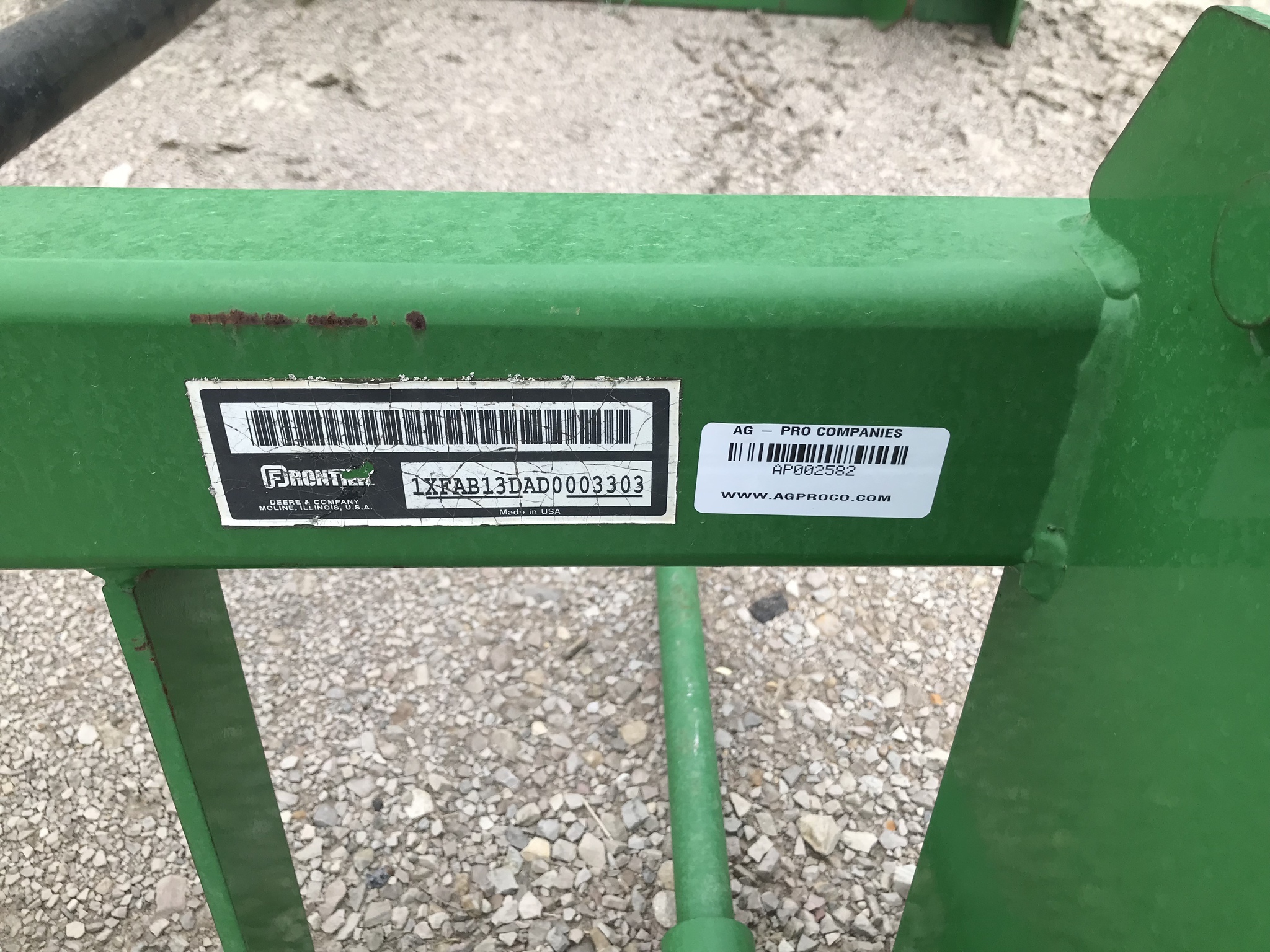  Frontier AB13D Loader and Skid Steer Attachment