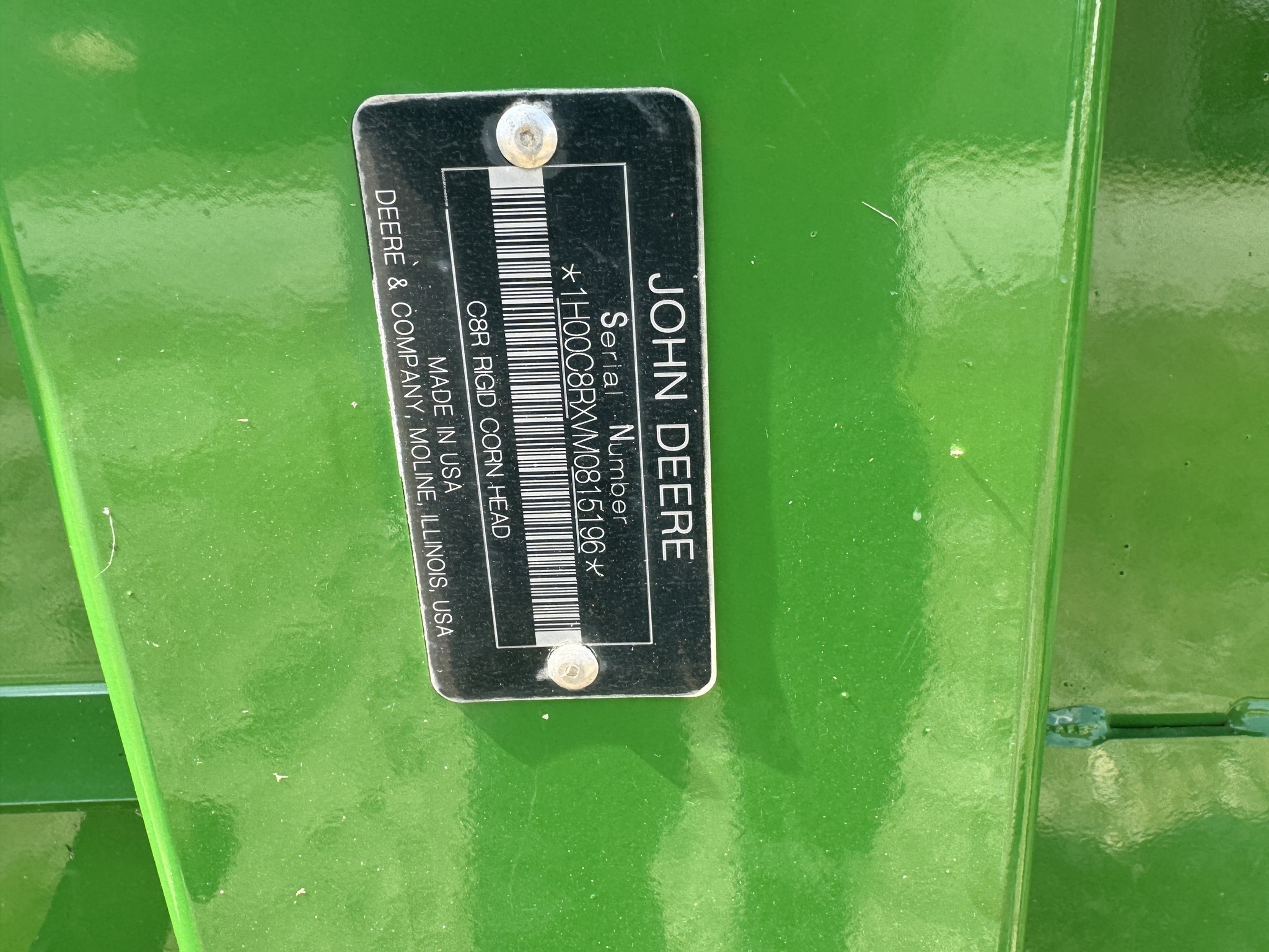 2021 John Deere C8R Corn Head