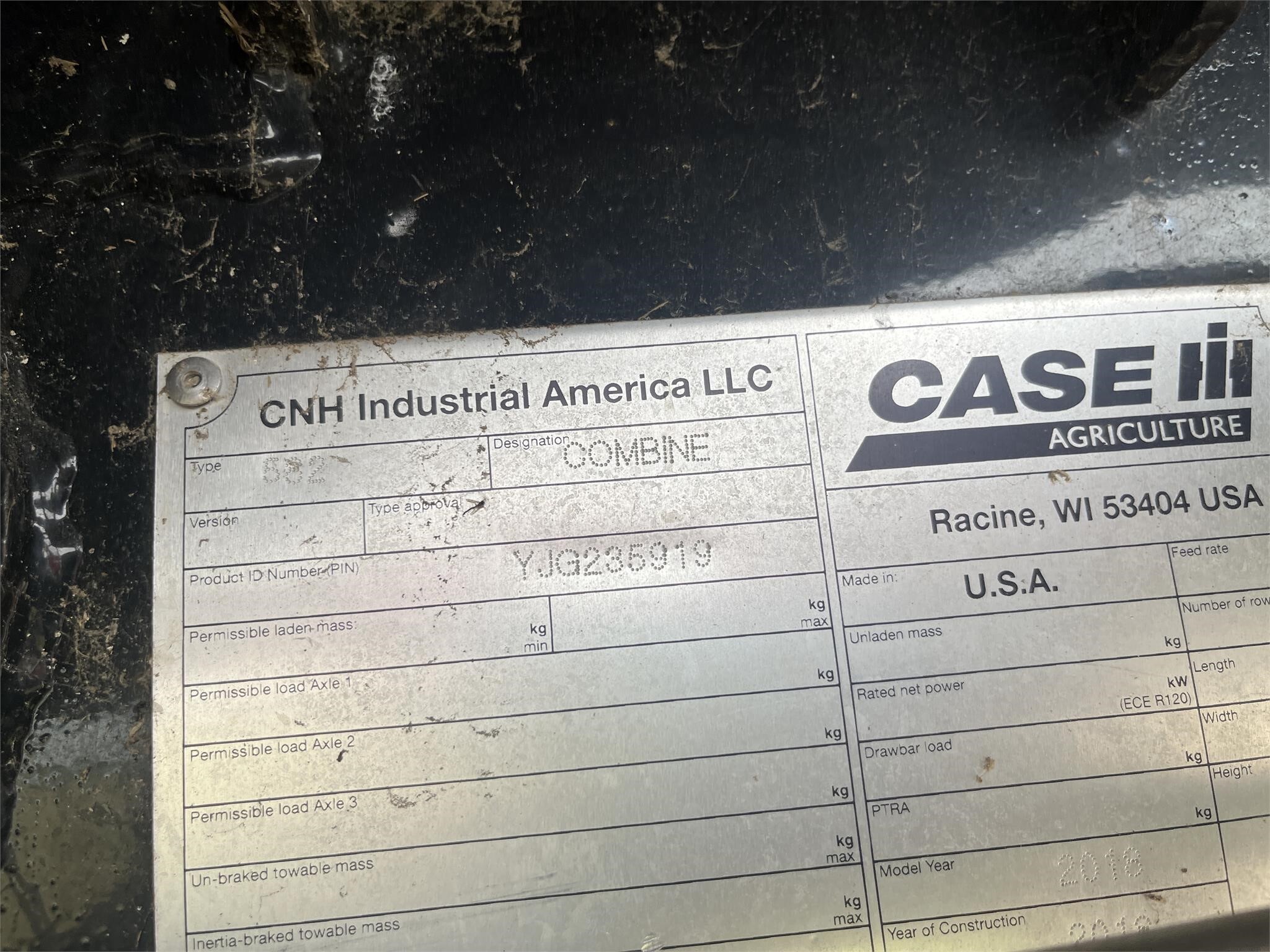 2018 Case IH 8240 Combine