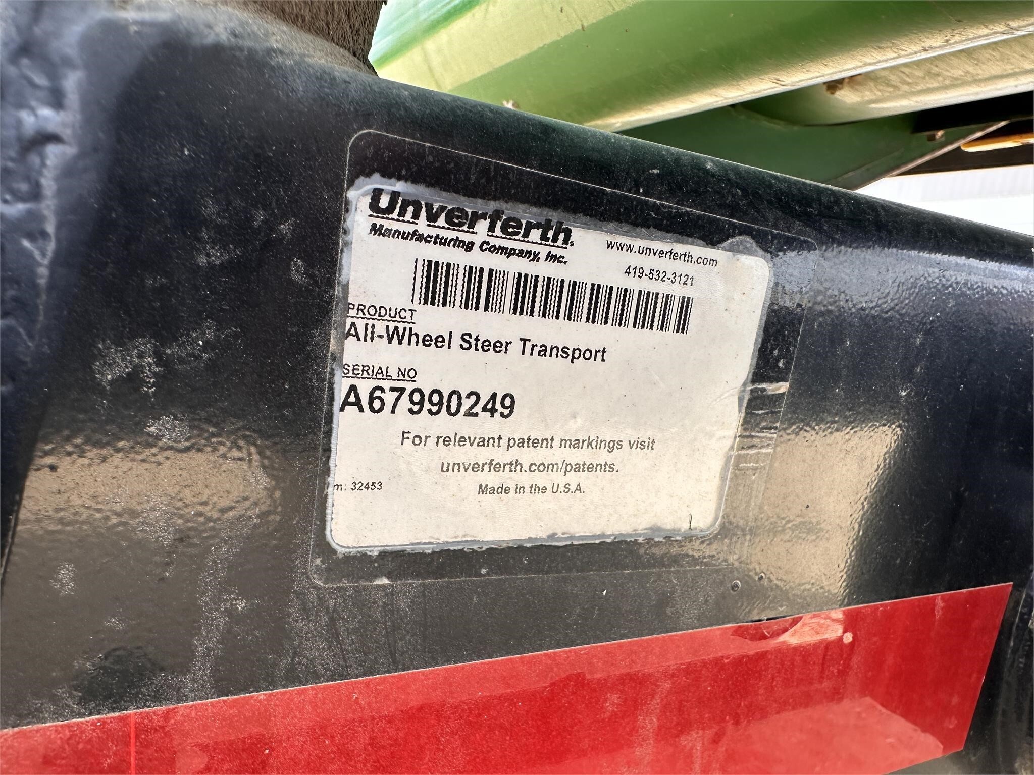 2023 Unverferth AWS36 Header Trailer