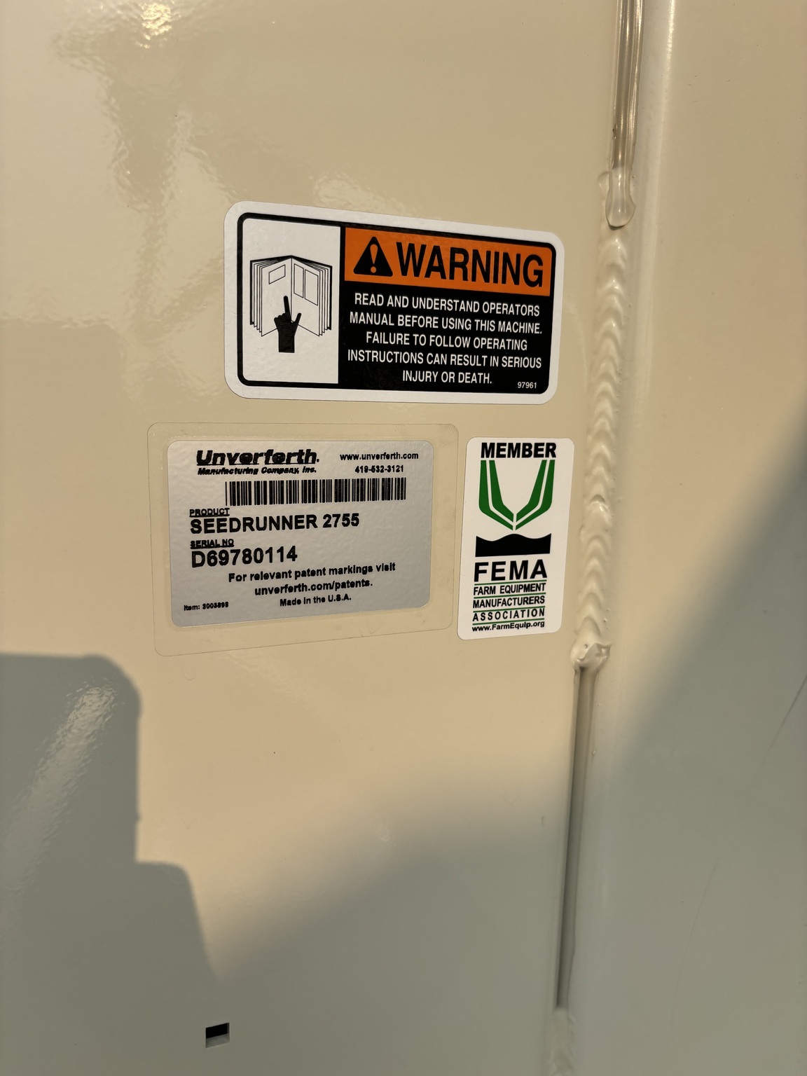 2022 Unverferth 2755XL Seed Tender