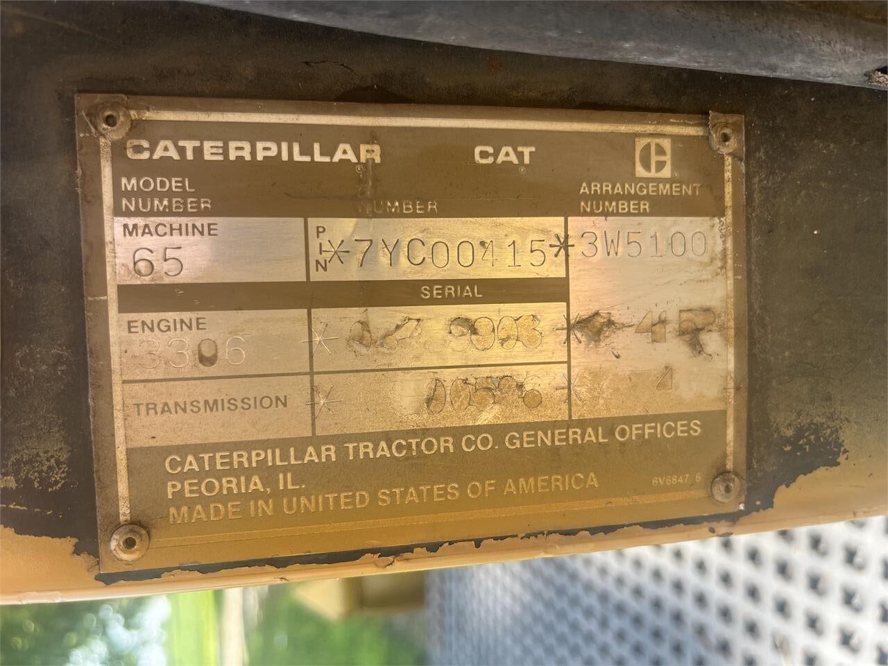 1987 Caterpillar Challenger 65 Tractor