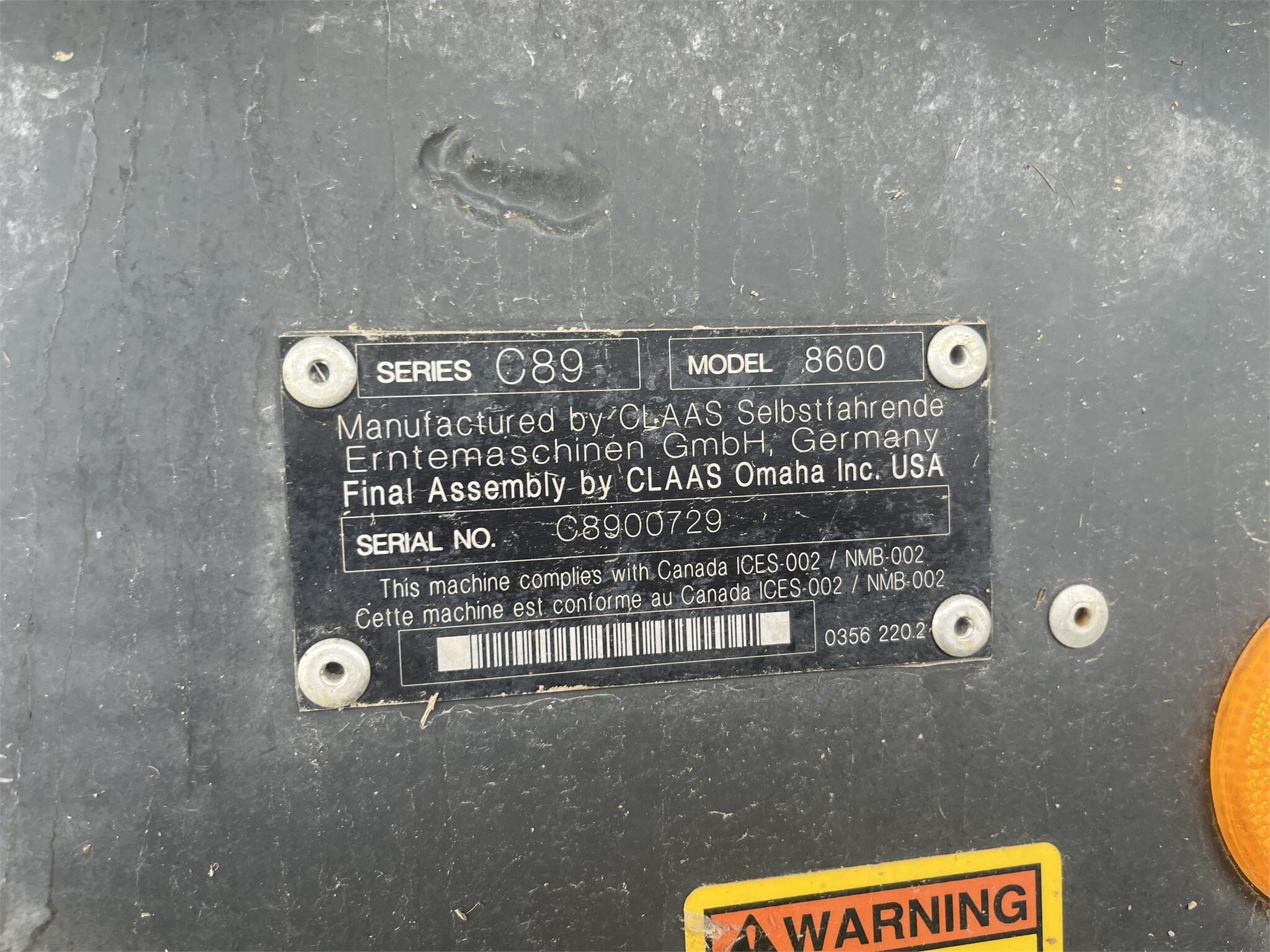 2021 Claas LEXION 8600TT Combine