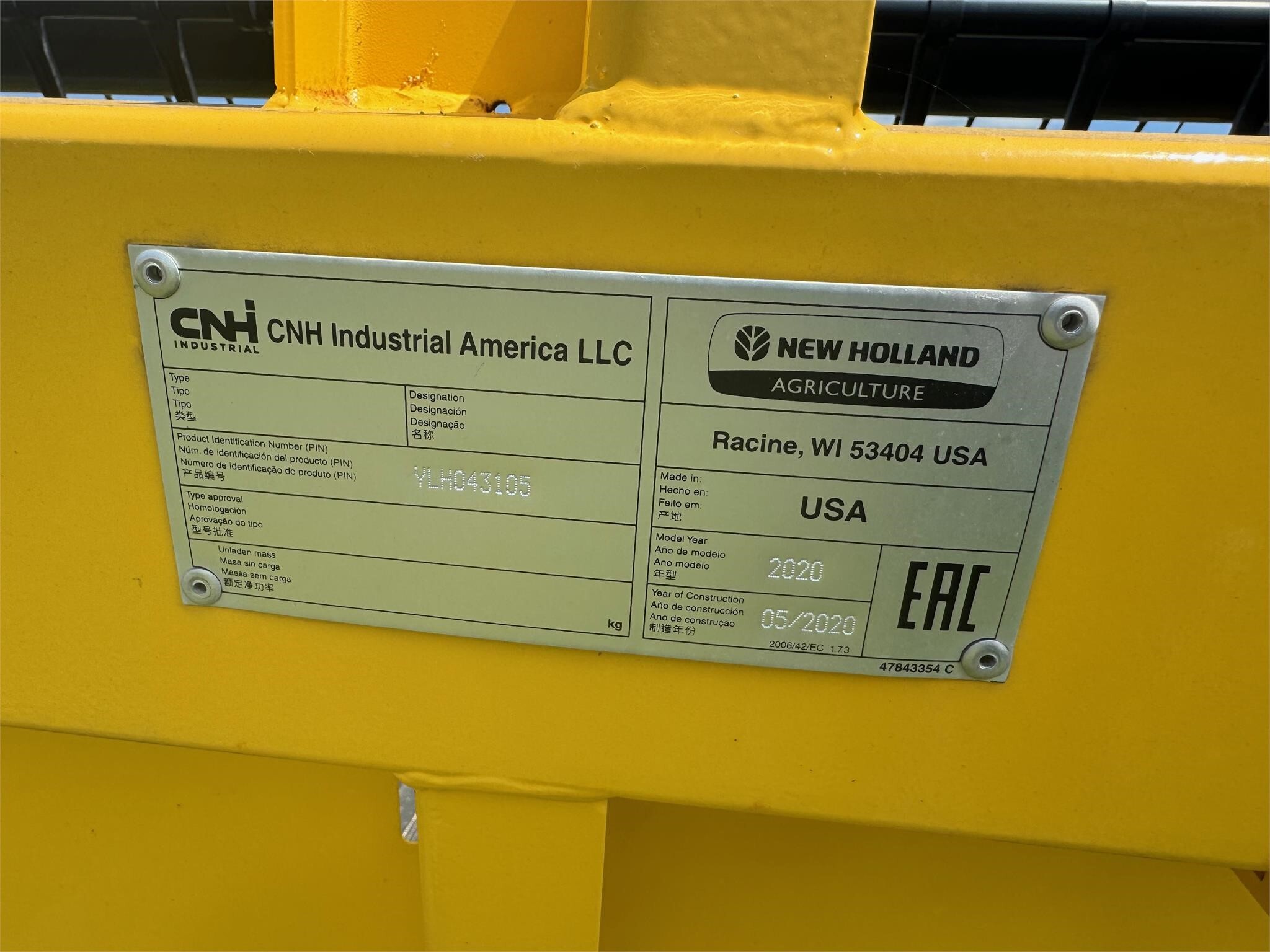 2020 New Holland 880CF-40 Platform