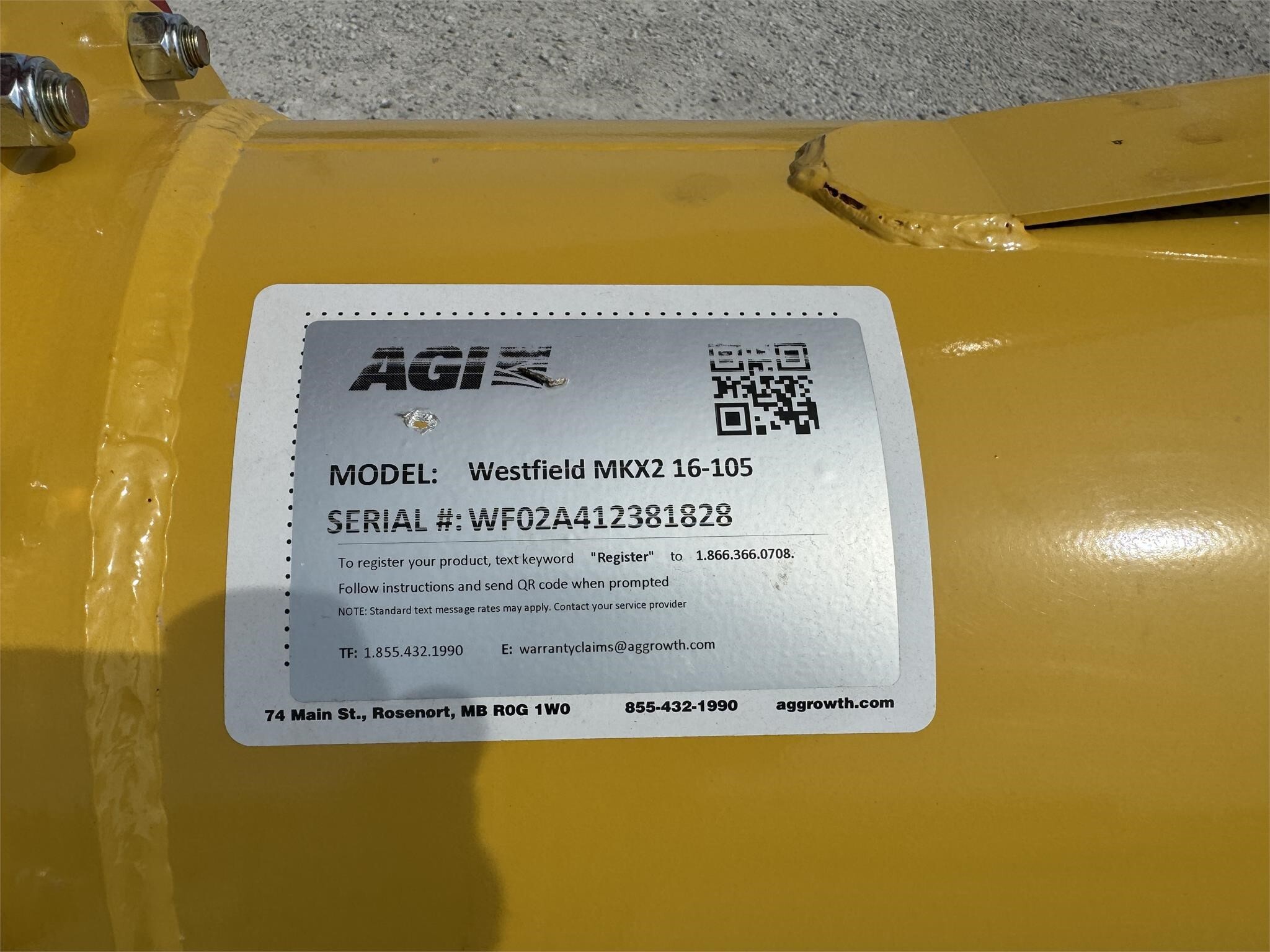 2026 Westfield MKX2 16-105 Augers and Conveyor