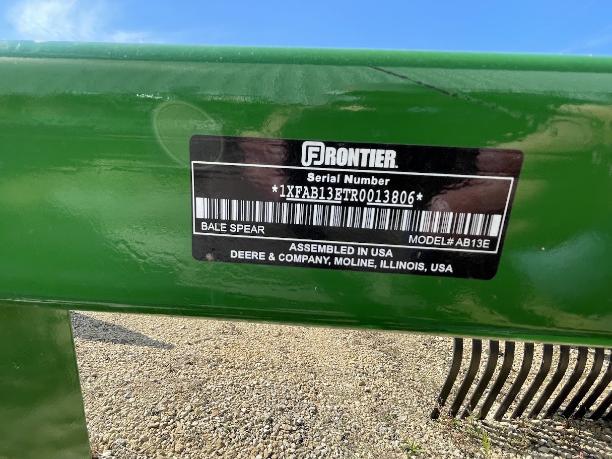 2024 Frontier AB13E Loader and Skid Steer Attachment