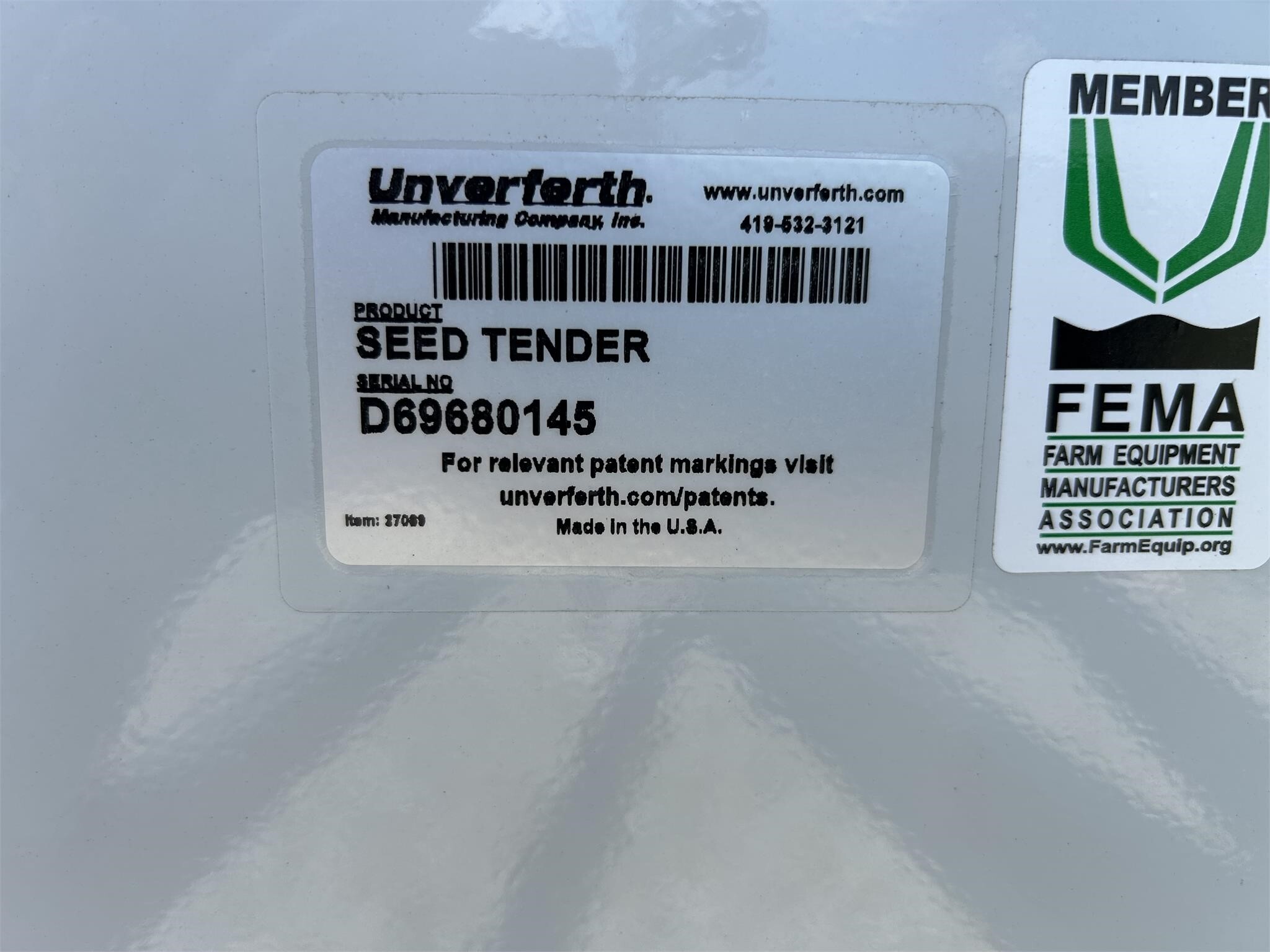 2024 Unverferth 3620 Seed Tender