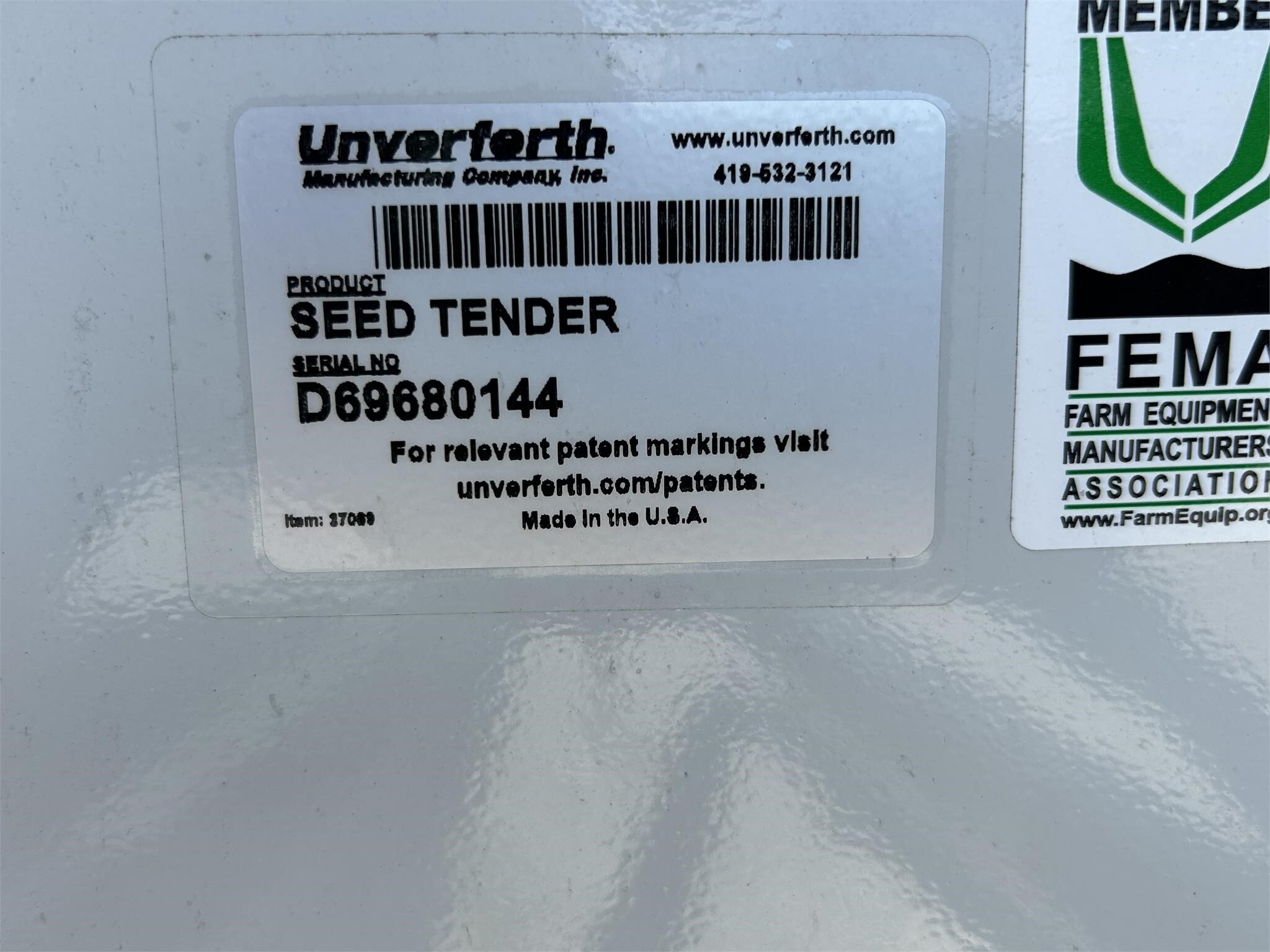 2023 Unverferth 3620 Seed Tender