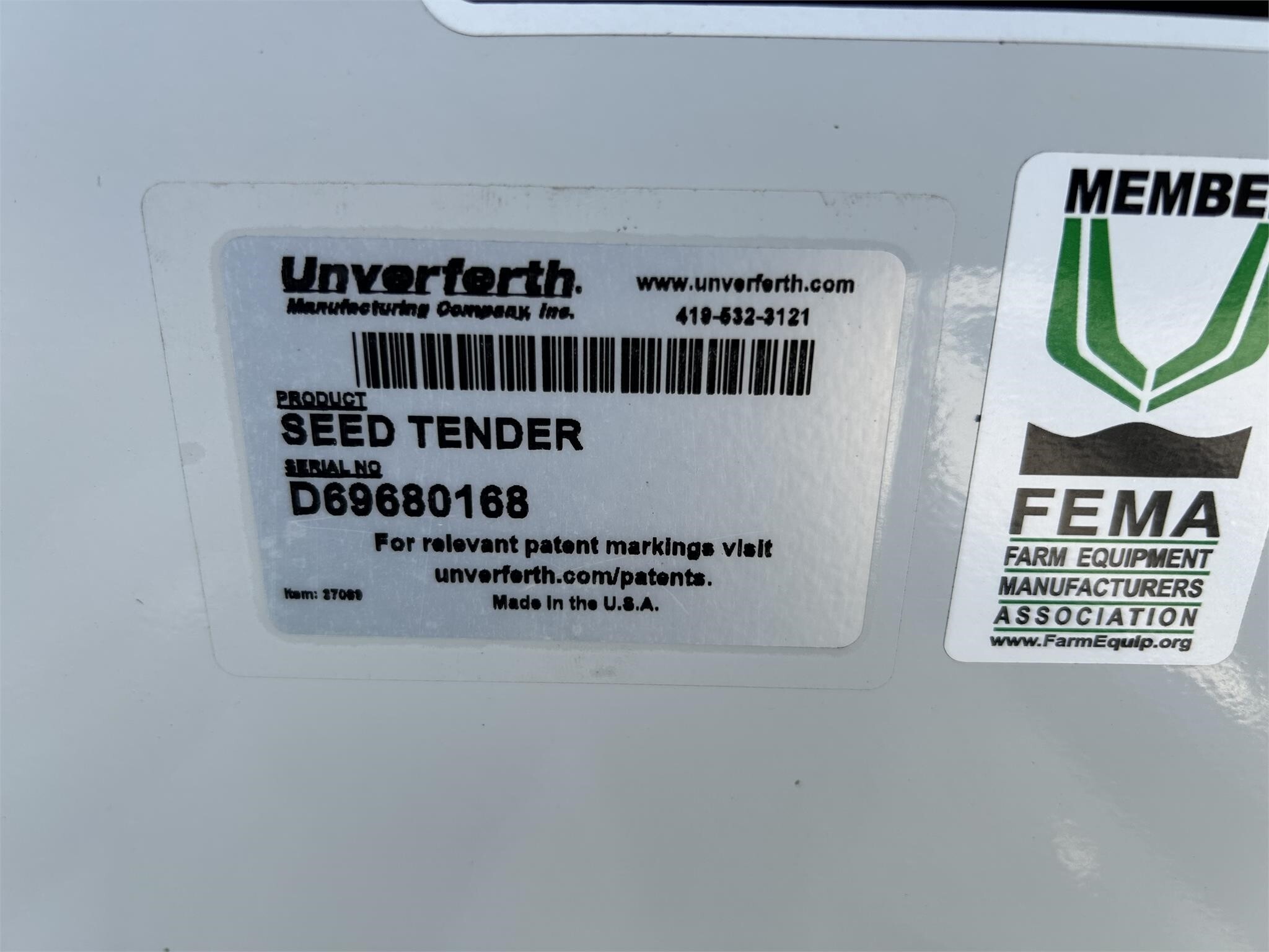 2023 Unverferth 3620 Seed Tender