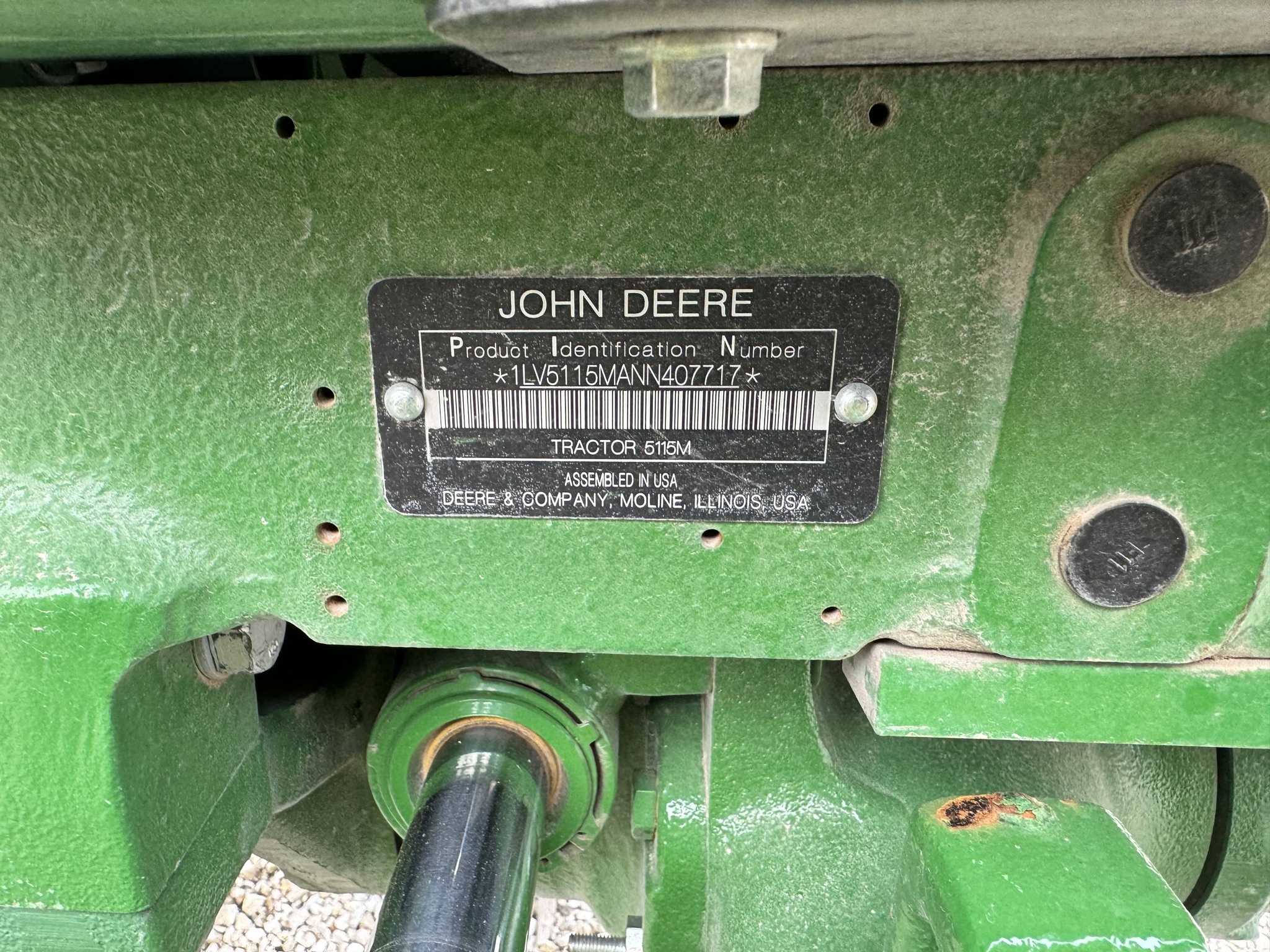 2022 John Deere 5115M Tractor