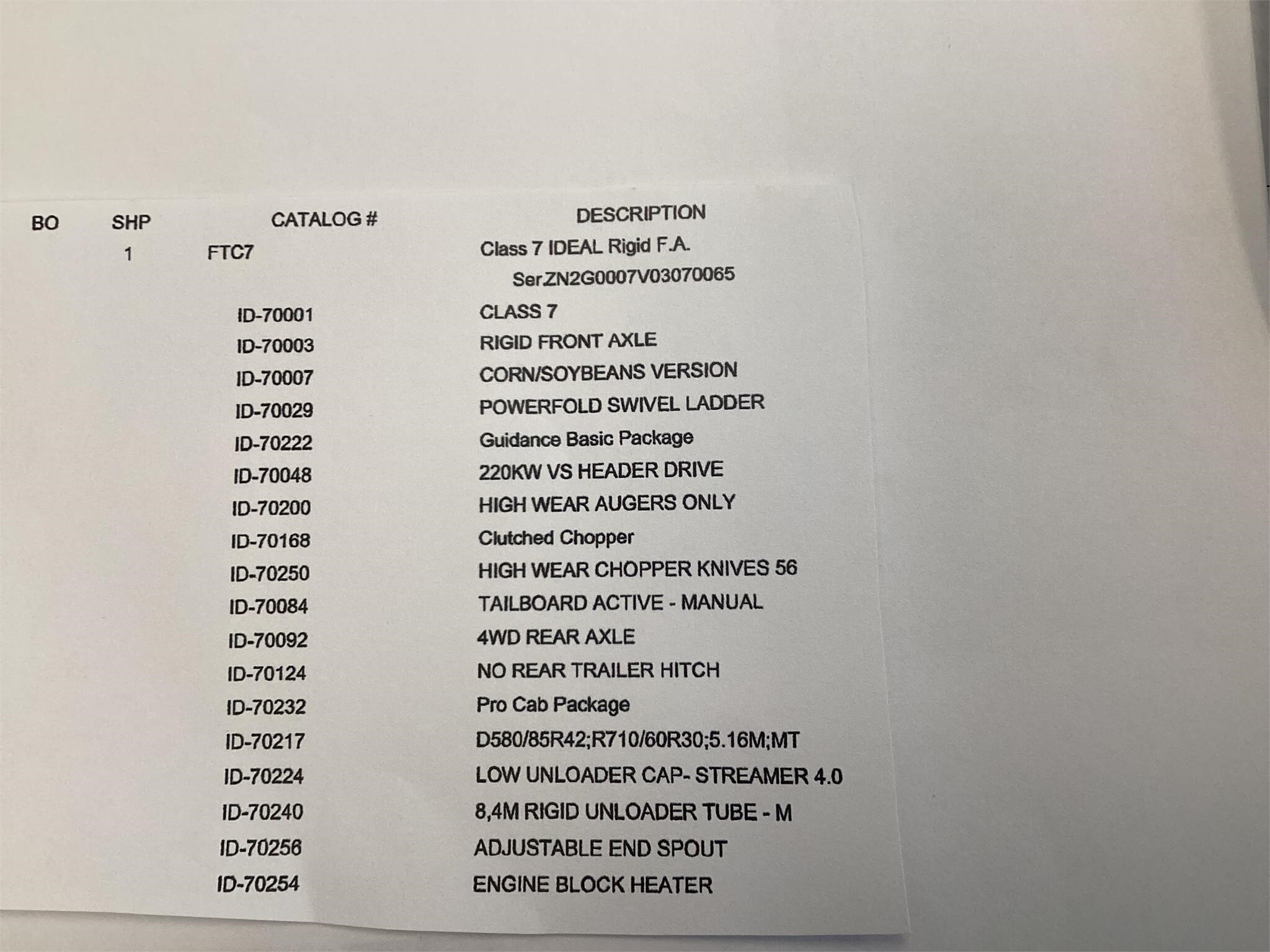 2024 Fendt IDEAL 7 Combine