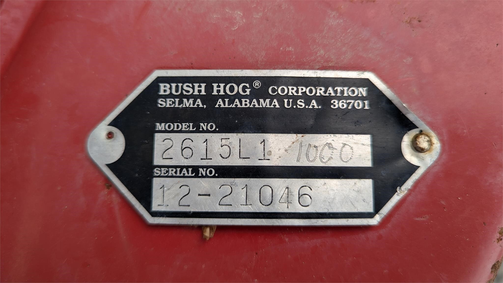  Bush Hog 2615L Rotary Cutter