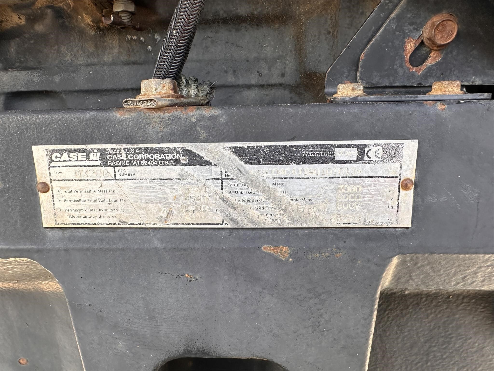 1999 Case IH MX200 Tractor