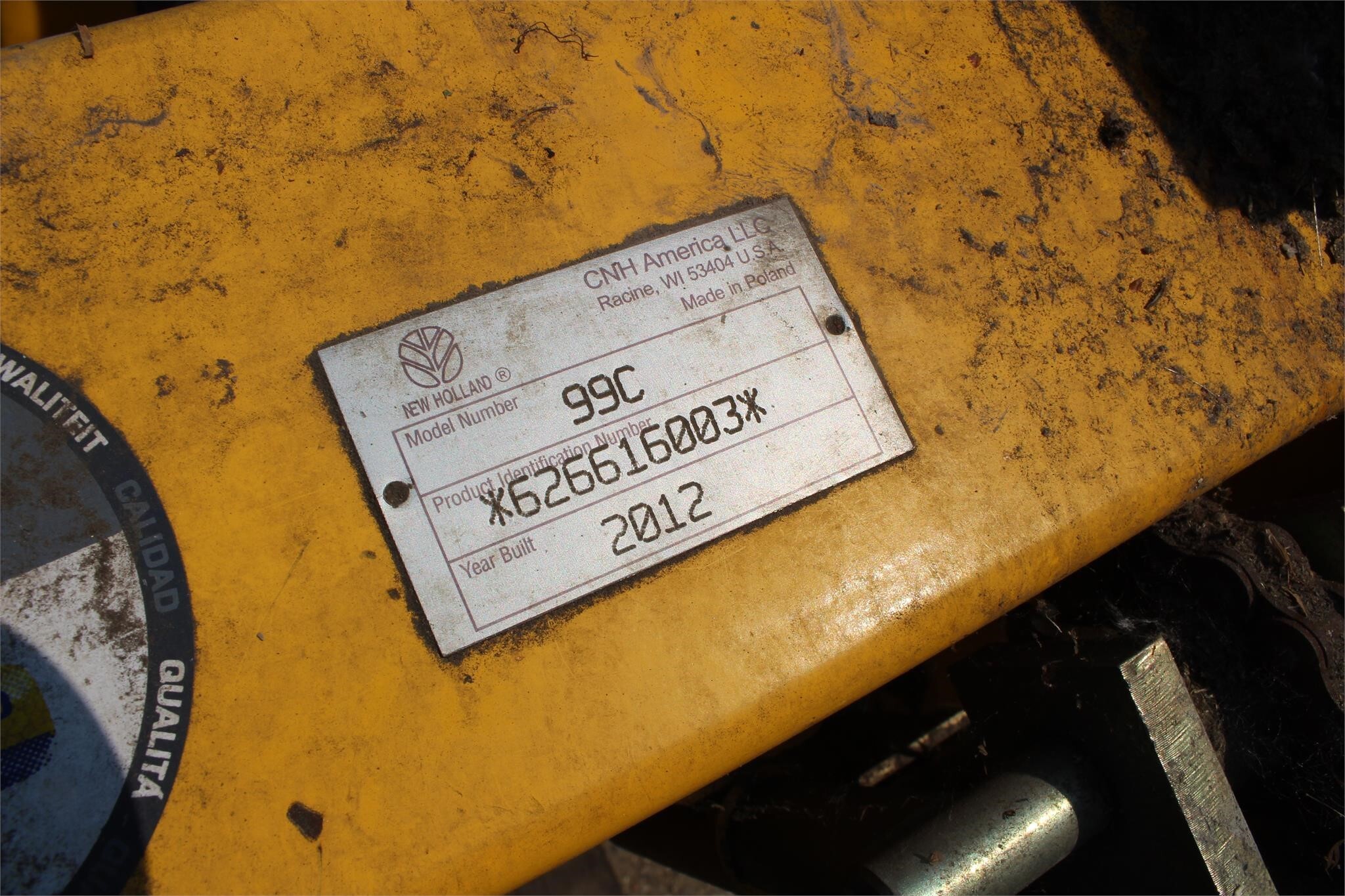 2012 New Holland 99C Corn Head