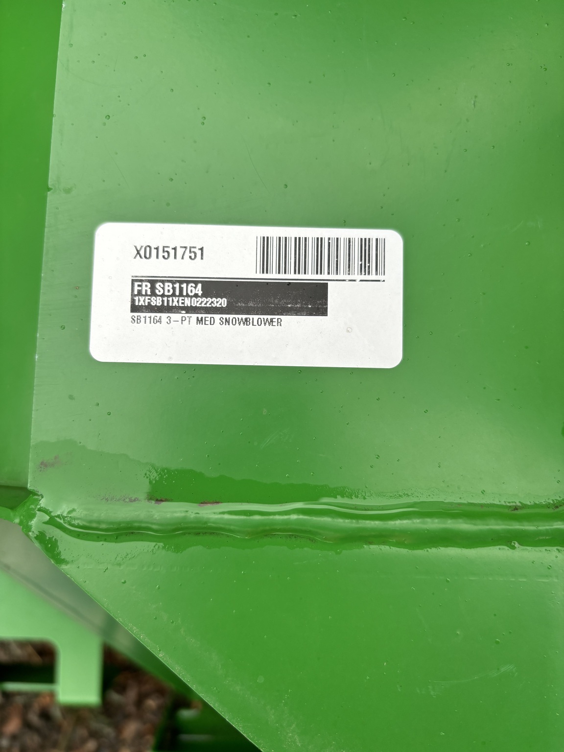 2022 Frontier SB1164 Snow Blower