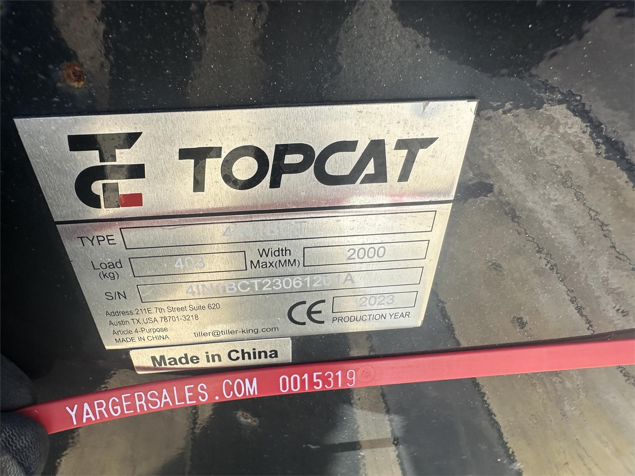 2023 Top Cat 4IN1BCT Front End Loader