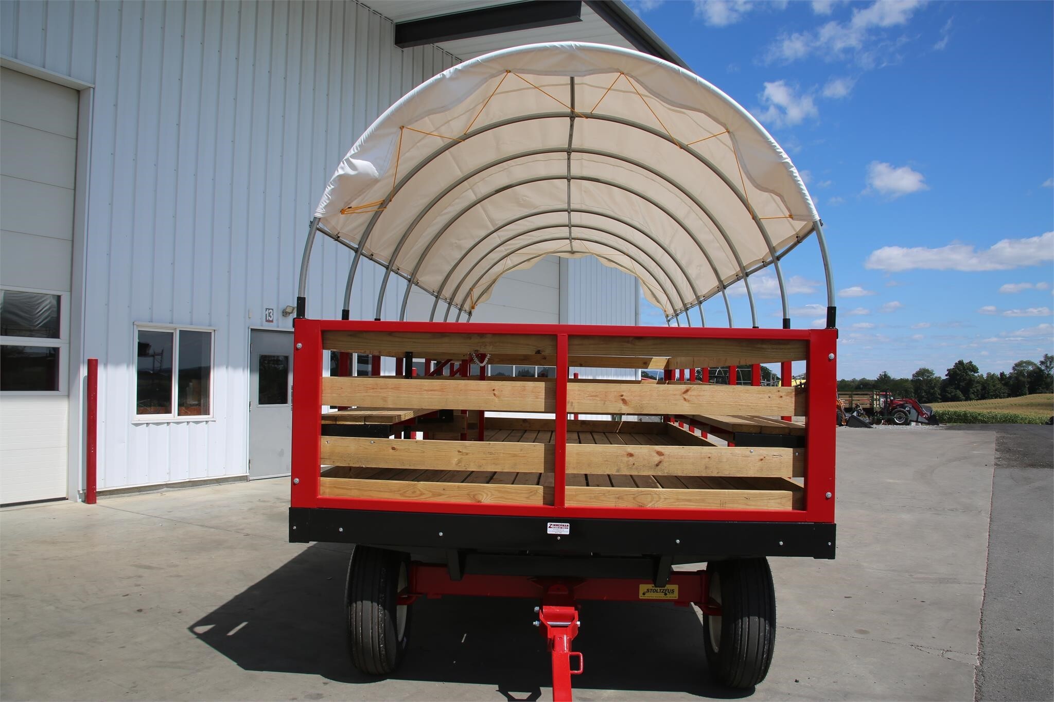 2025 Stoltzfus 8.5x20 Bale Wagons and Trailer