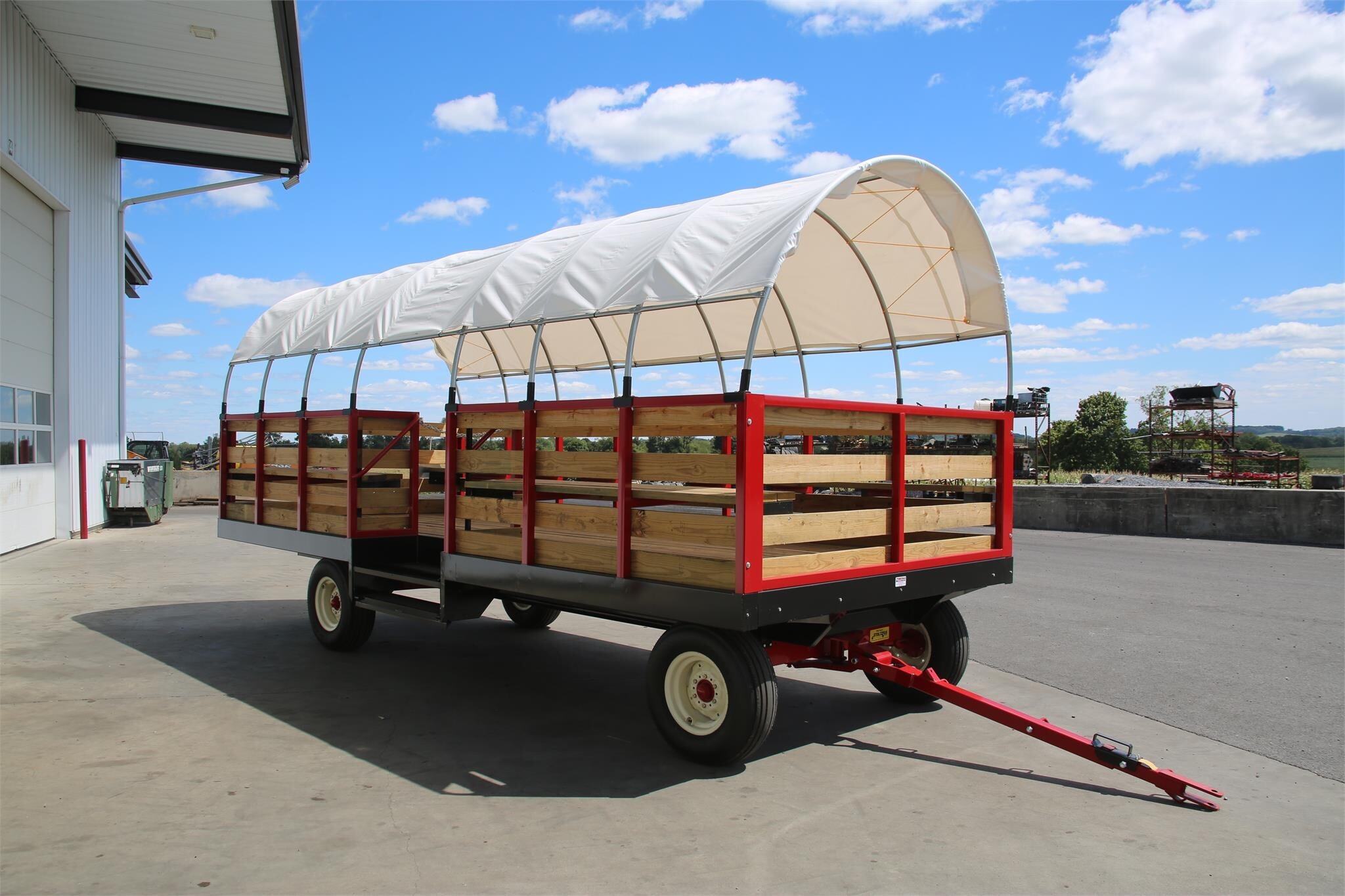 2025 Stoltzfus 8.5x20 Bale Wagons and Trailer