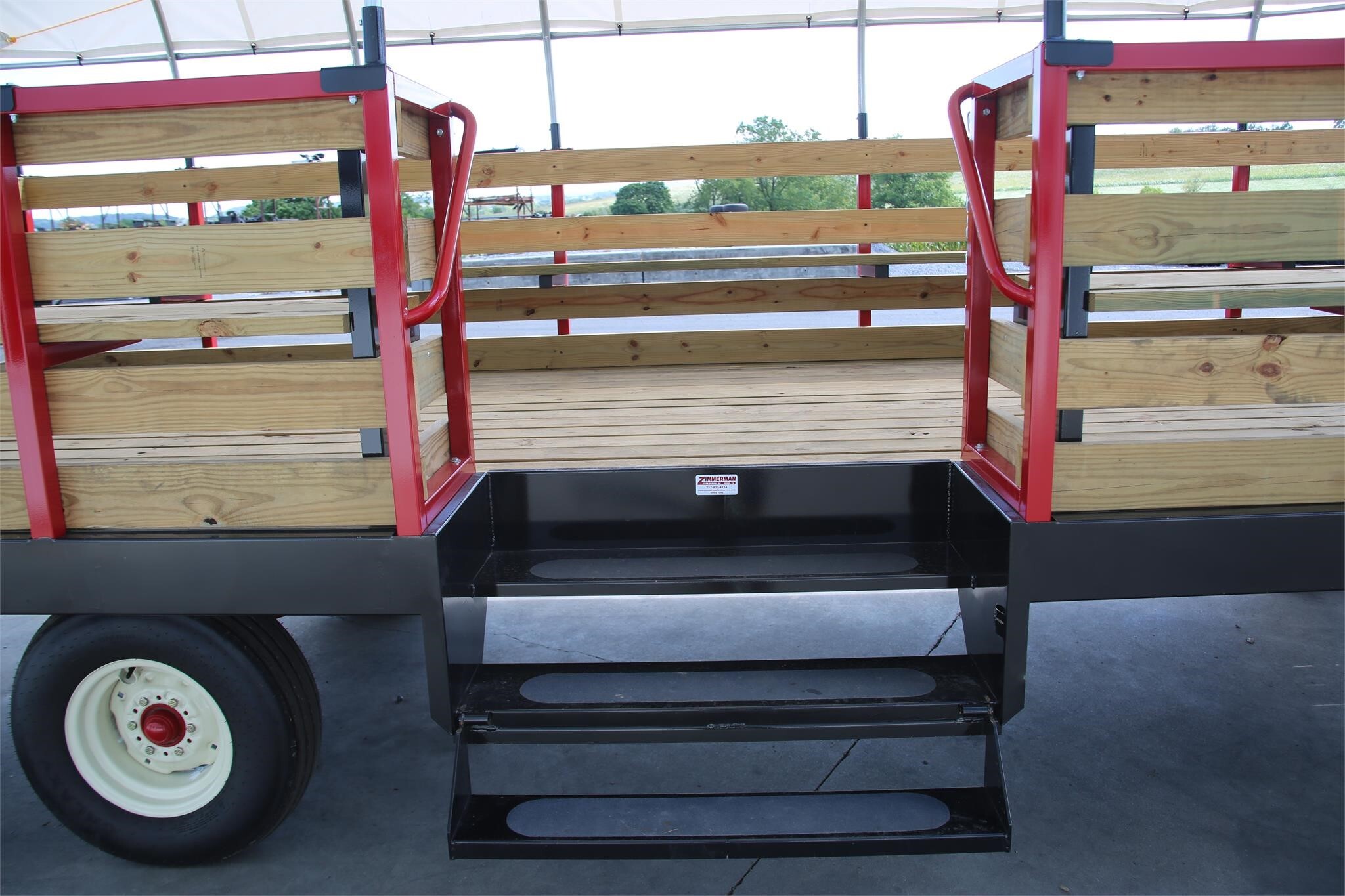 2025 Stoltzfus 8.5x20 Bale Wagons and Trailer