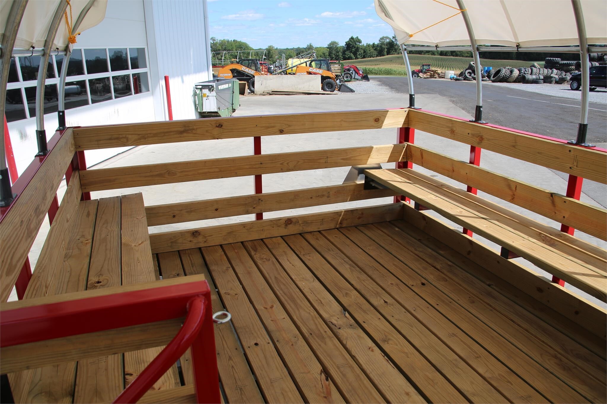 2025 Stoltzfus 8.5x20 Bale Wagons and Trailer