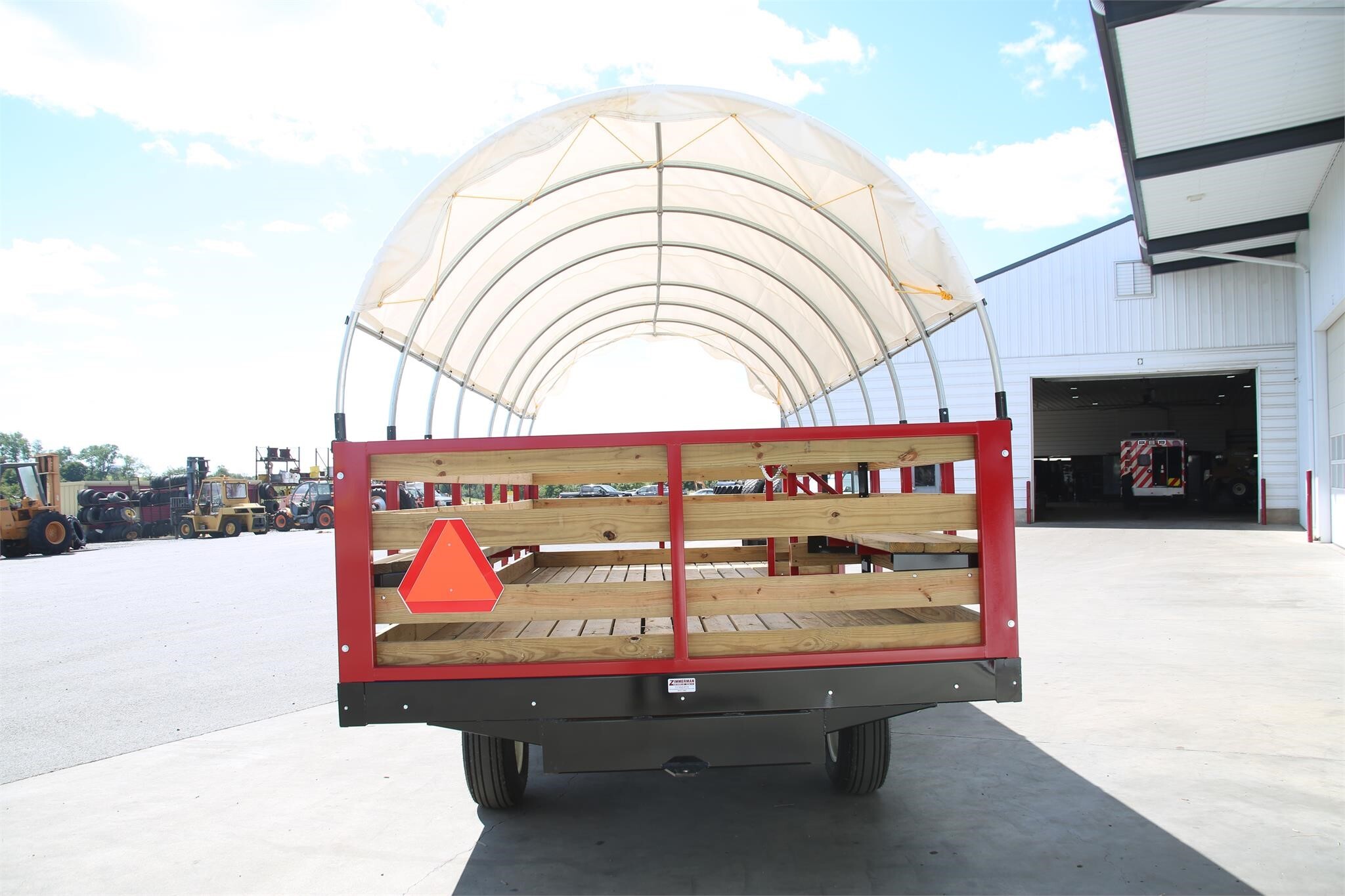 2025 Stoltzfus 8.5x20 Bale Wagons and Trailer