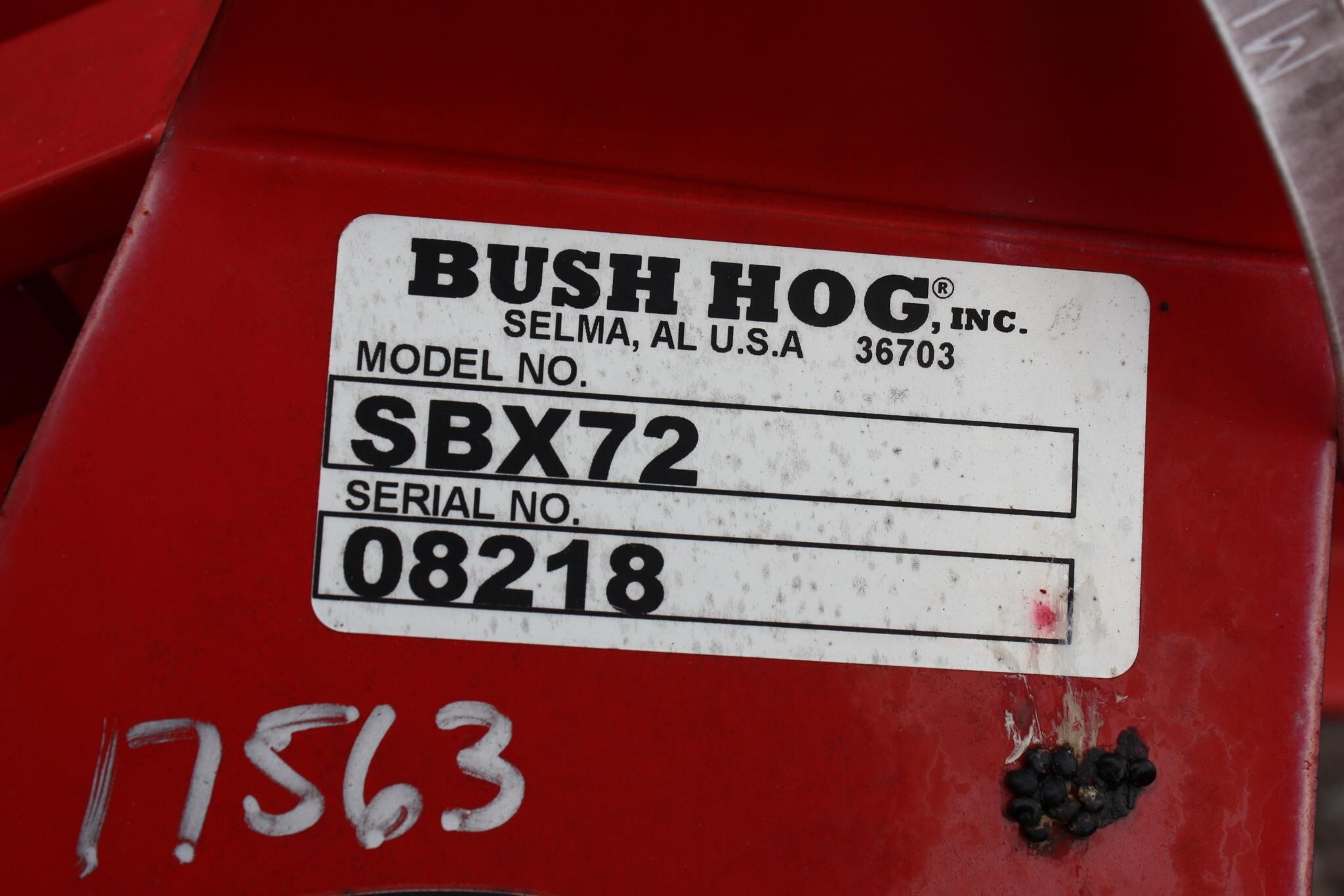2019 Bush Hog SBX72 Blade