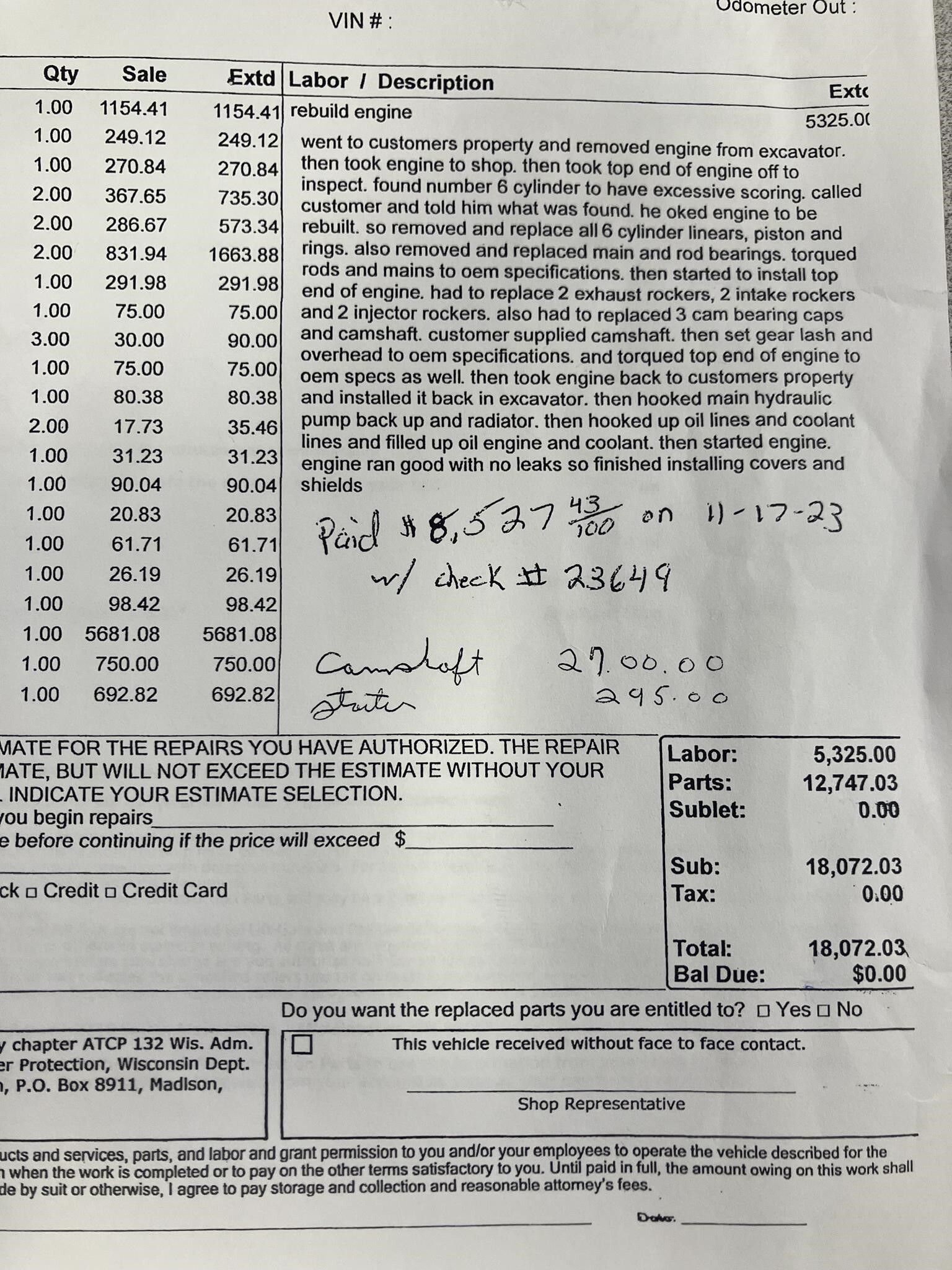 2006 Volvo EC460B LC Excavator