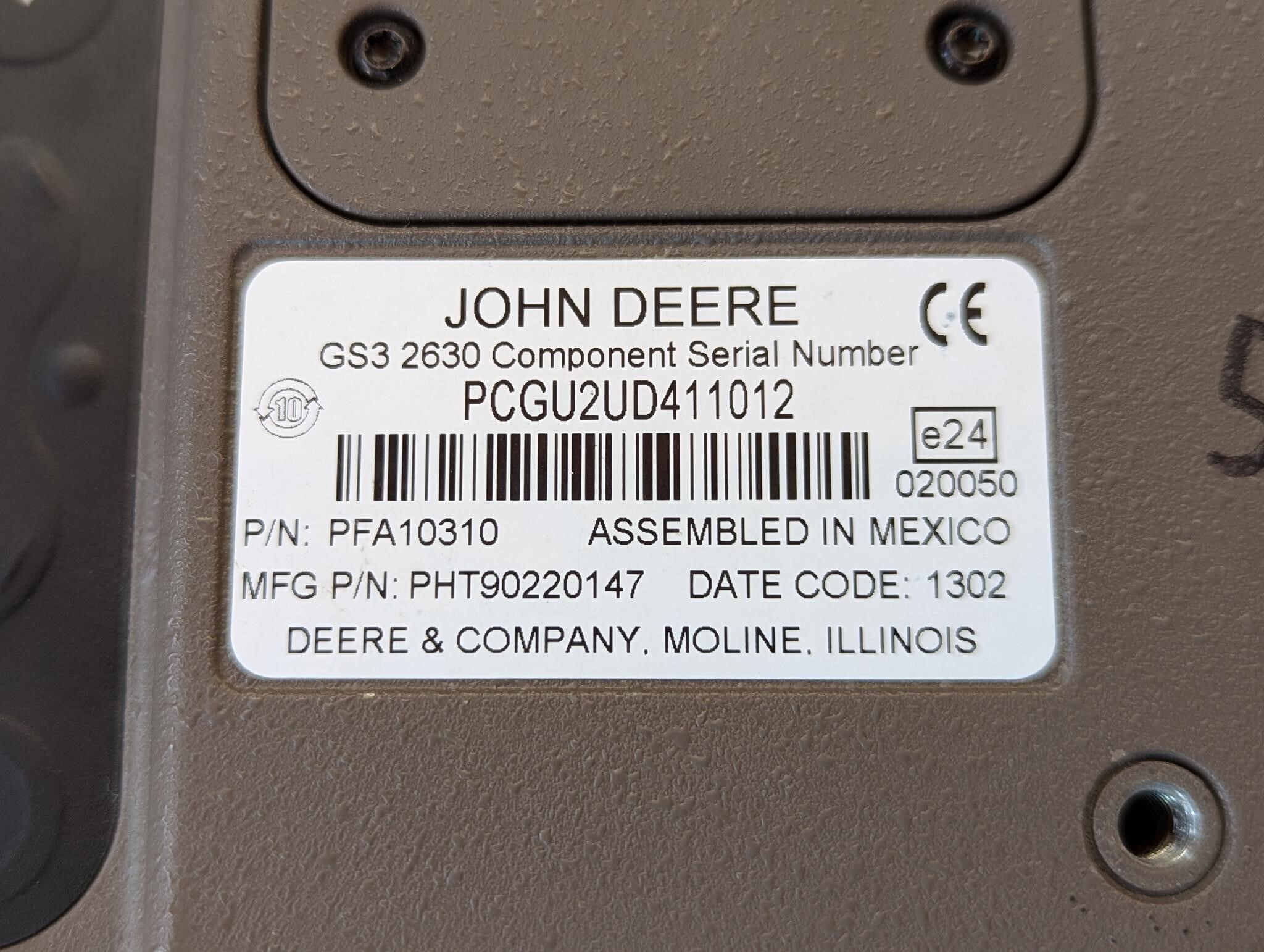  John Deere 2630 Precision Ag