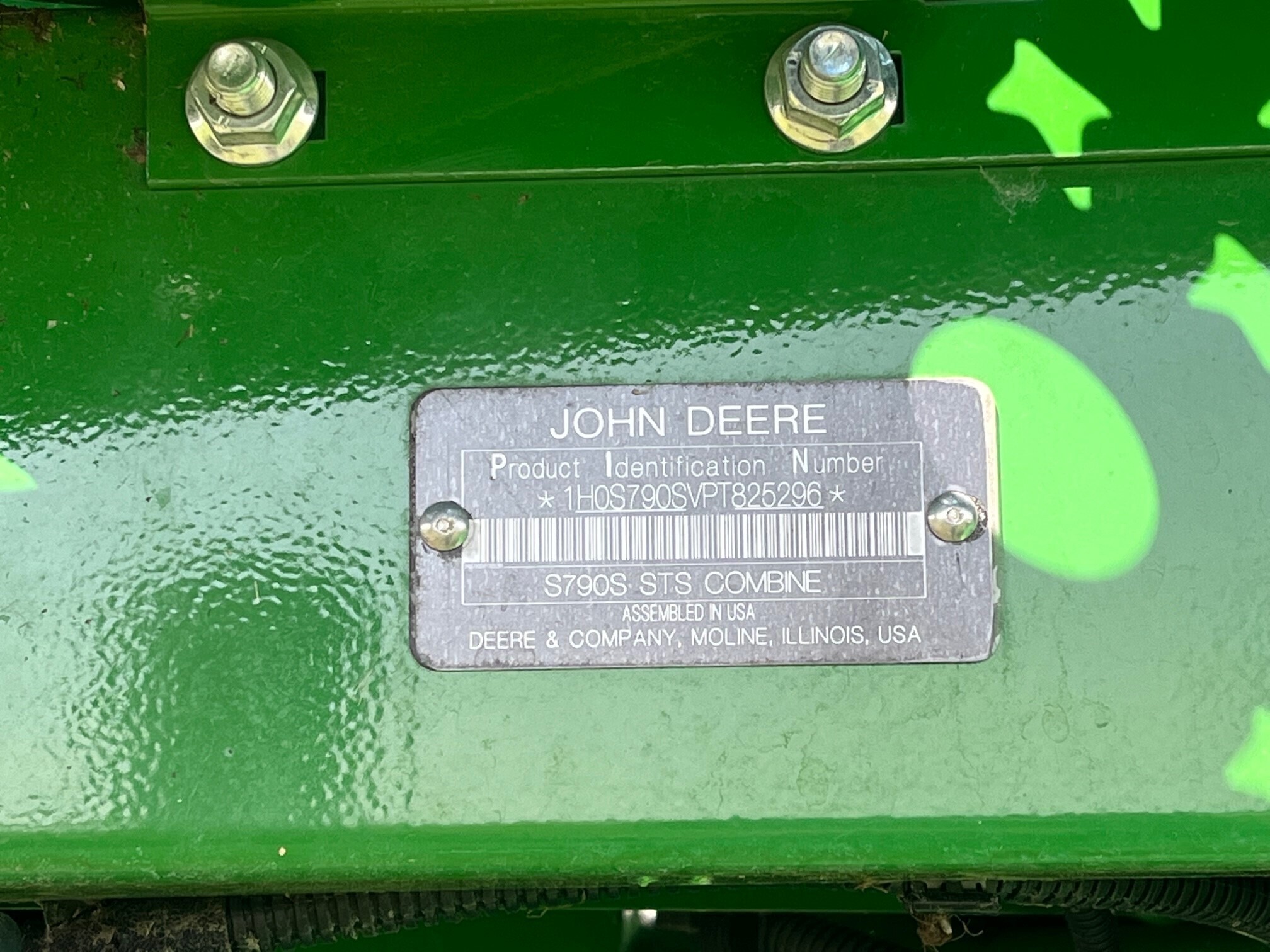 2023 John Deere S790 Combine