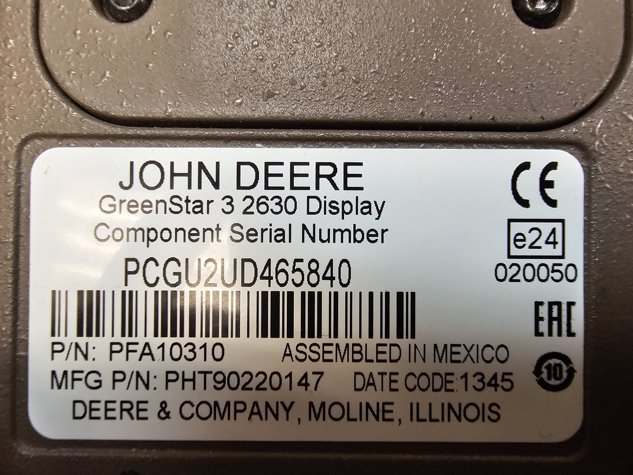  John Deere 2630 Precision Ag