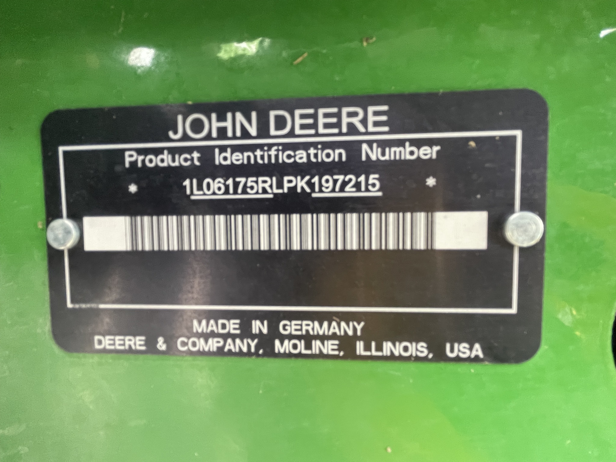 2023 John Deere 6R 175 Tractor